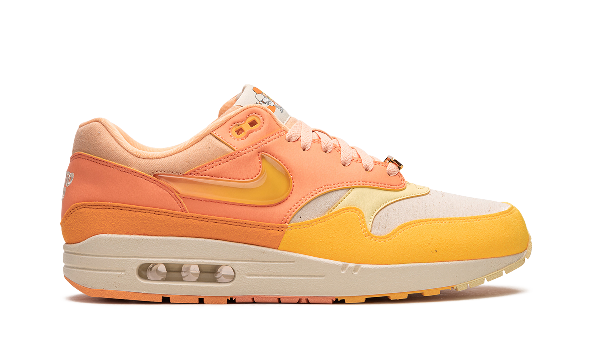 nike air max 1 puerto rico orange frost+FD6955-800+right view