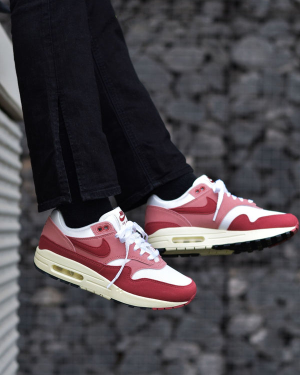 Nike Air Max 1 Red Stardust (Women's), Lifestyle View 3, SKU DZ2628-103