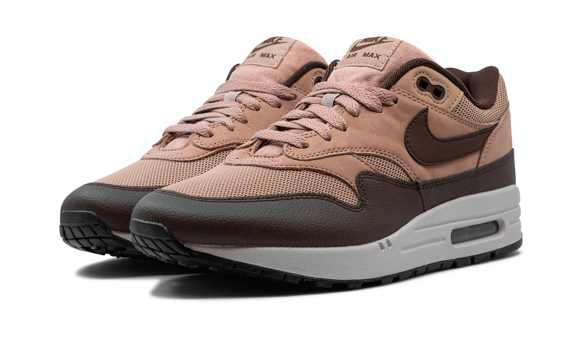 nike air max 1 sc cacao wow+FB9660-200+diagnol left view