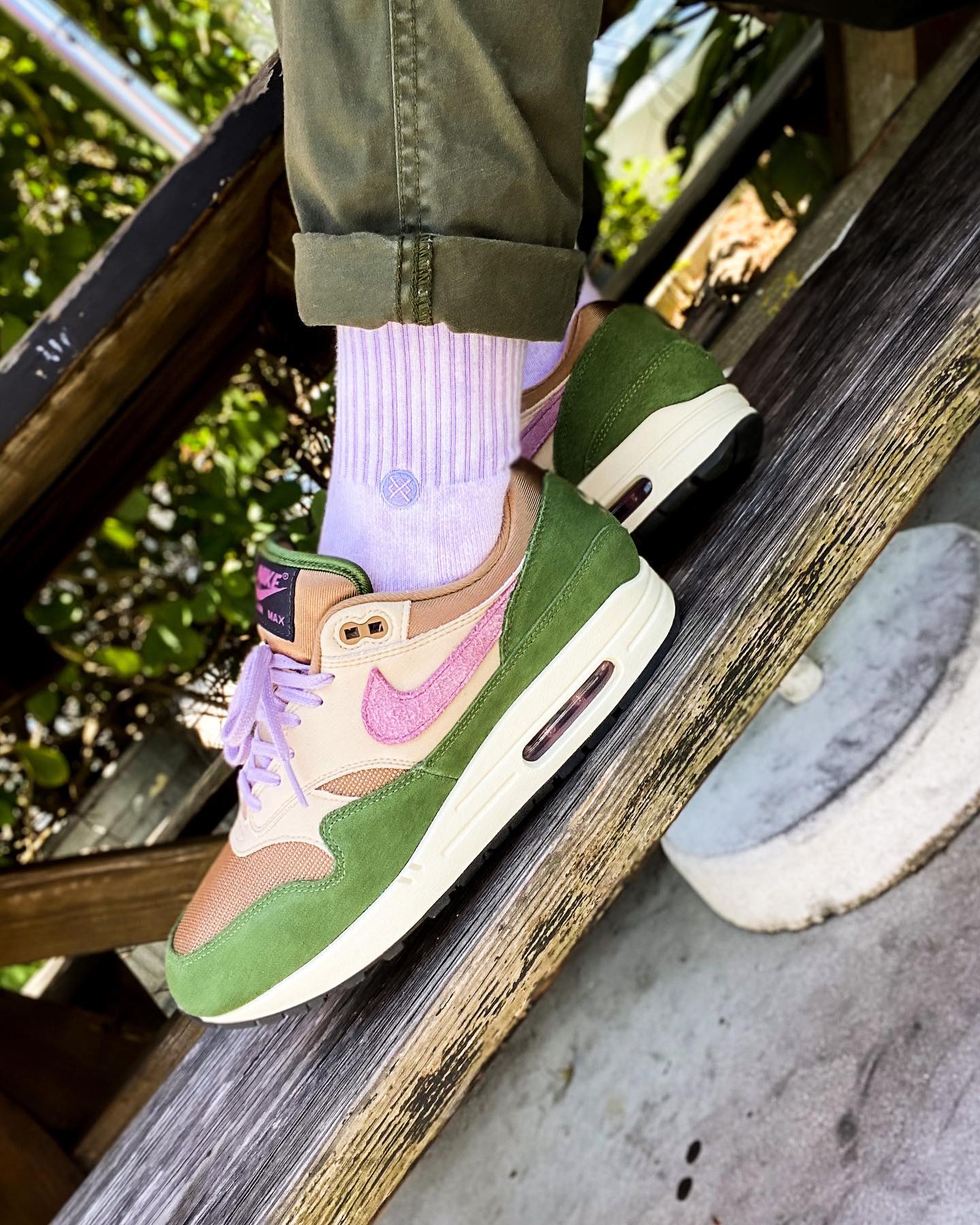 Nike Air Max 1 SH Treeline, Lifestyle View 5, SKU DR9773-300