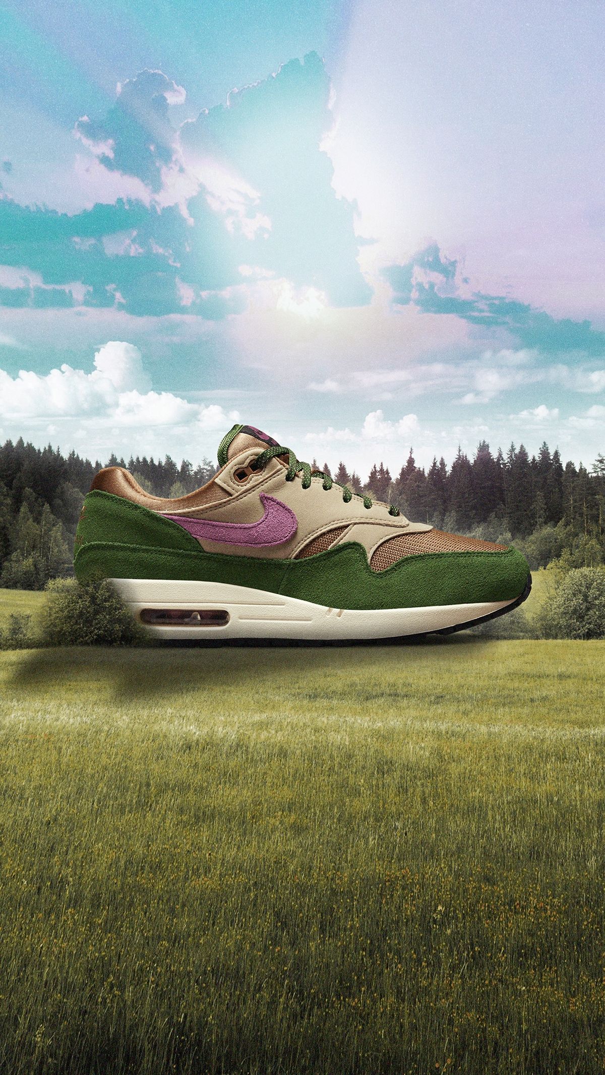 Nike Air Max 1 SH Treeline, Lifestyle View 4, SKU DR9773-300
