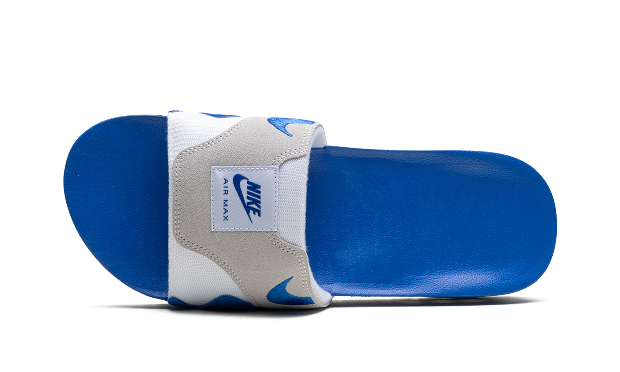 nike air max 1 slide royal+FJ4007-100+diagnol right view 1