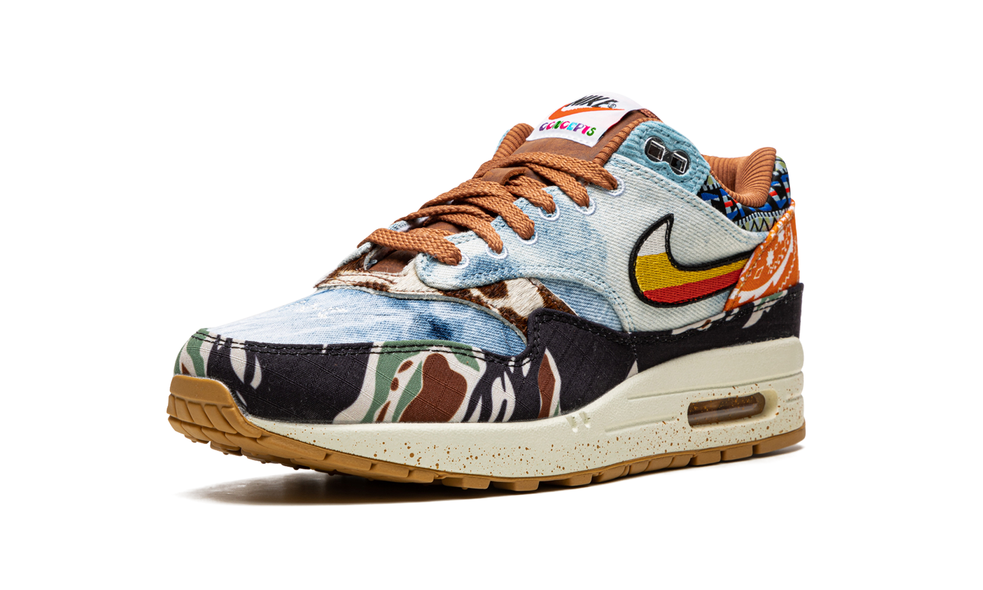 nike air max 1 sp concepts heavy+DN1803-900+left diagnol single view
