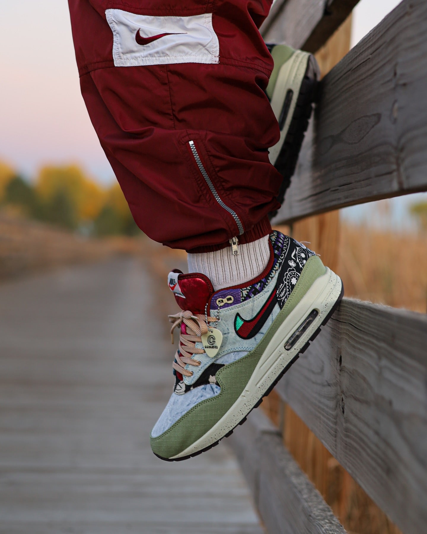 Nike Air Max 1 SP Concepts Mellow, Lifestyle View 2, SKU DN1803-300