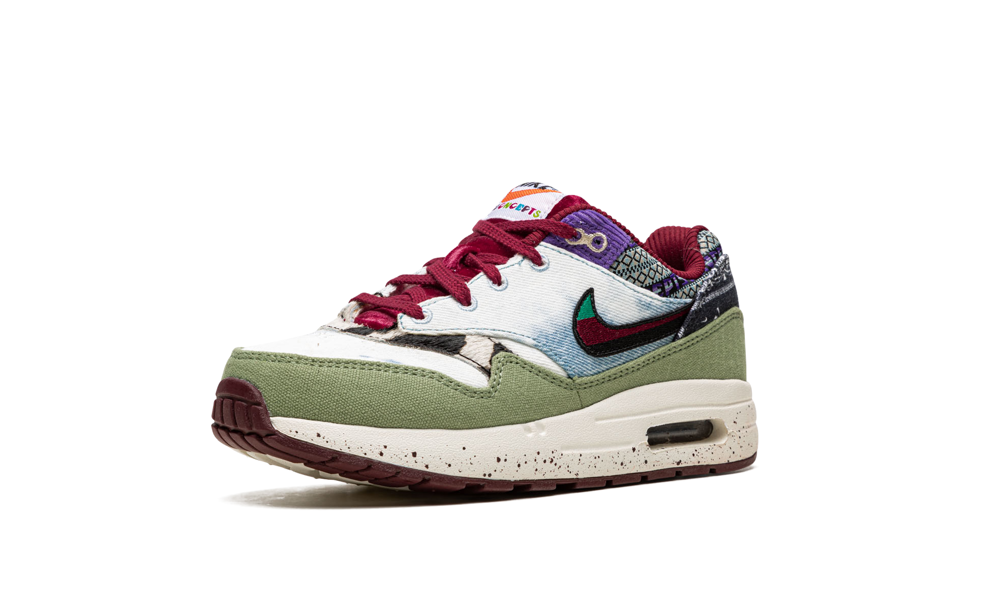 nike air max 1 sp concepts mellow ps+DR2362-300+left diagnol single view
