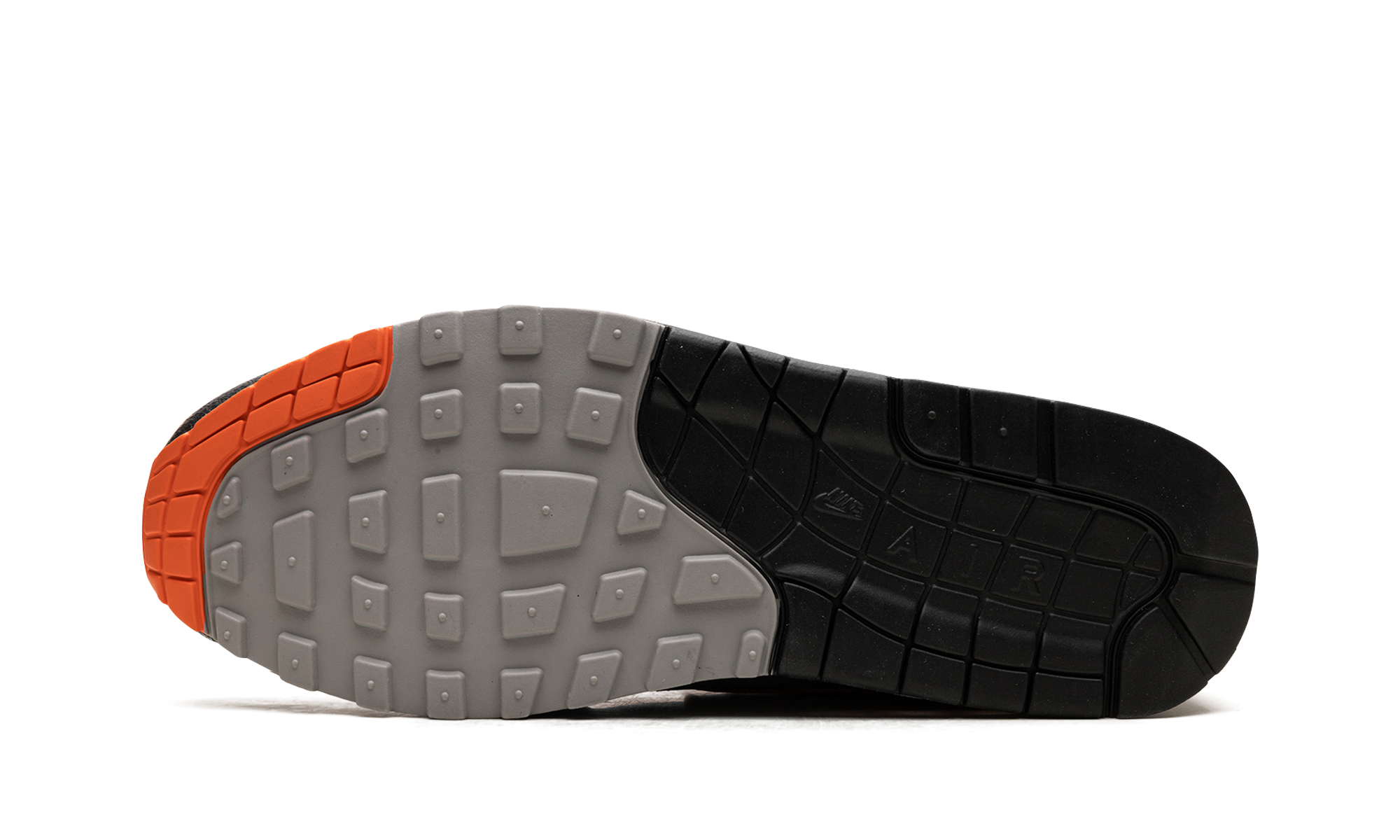 nike air max 1 sp huf brilliant orange+HF3713-001+bottom view