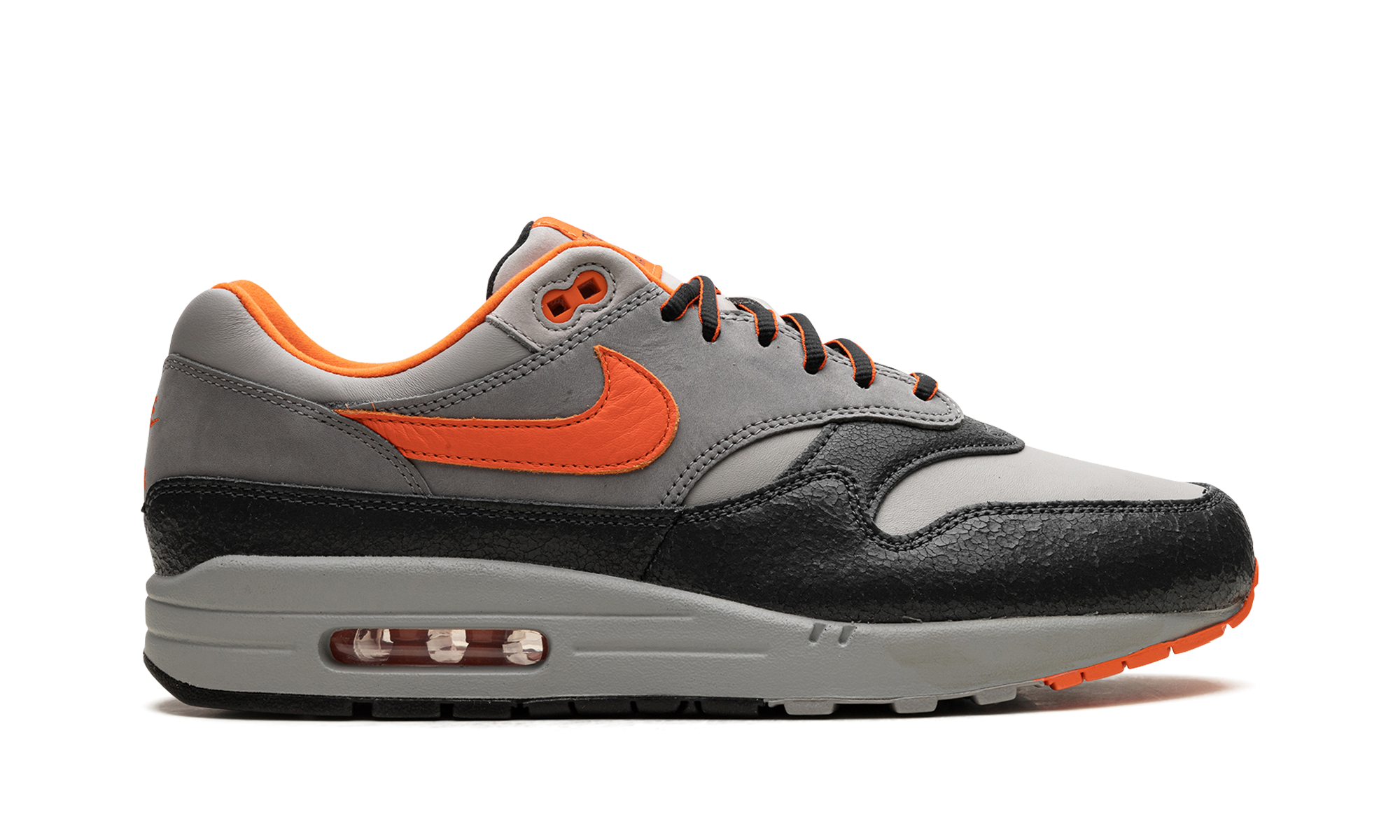 nike air max 1 sp huf brilliant orange+HF3713-001+right view