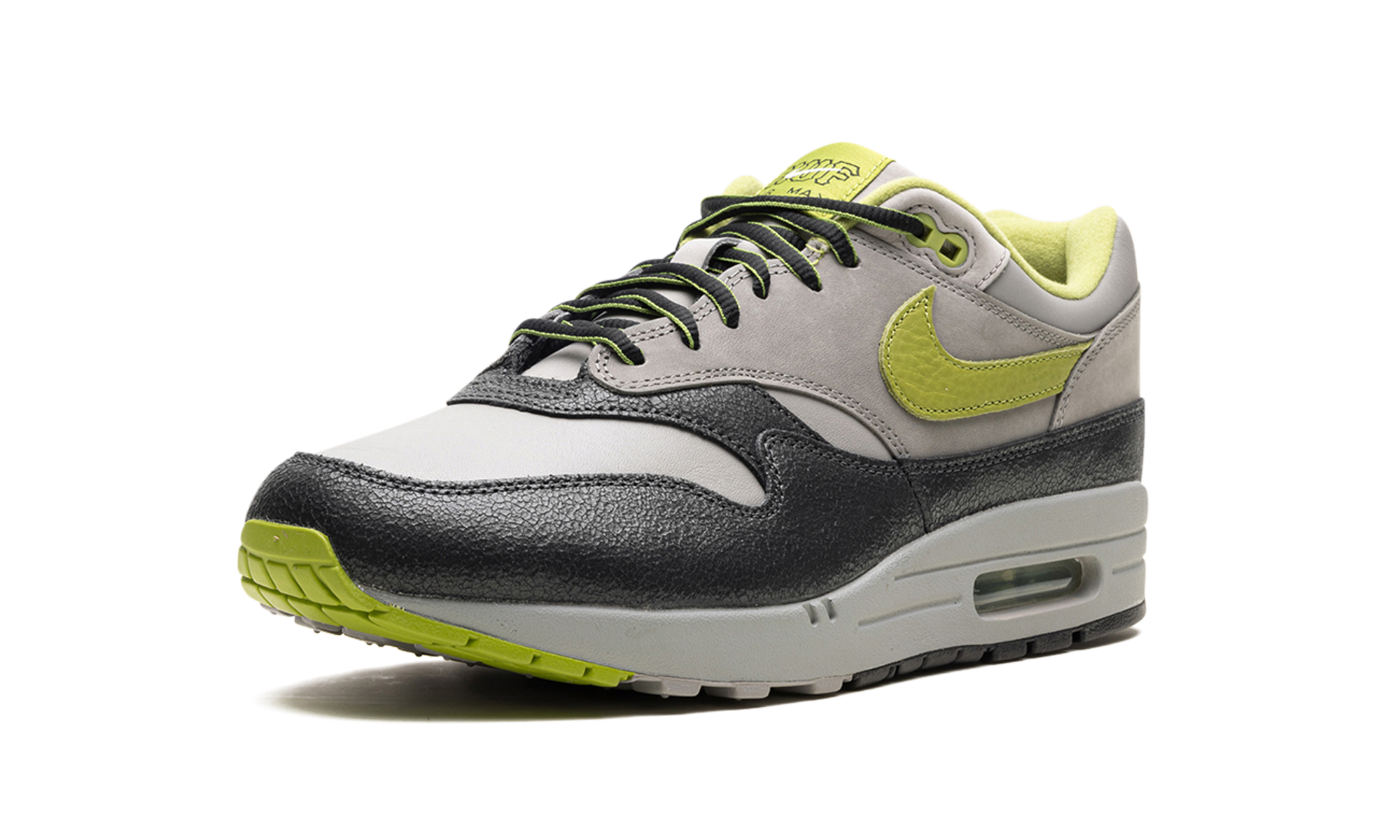 nike air max 1 sp huf pear green 2024+HF3713-002+left diagnol single view
