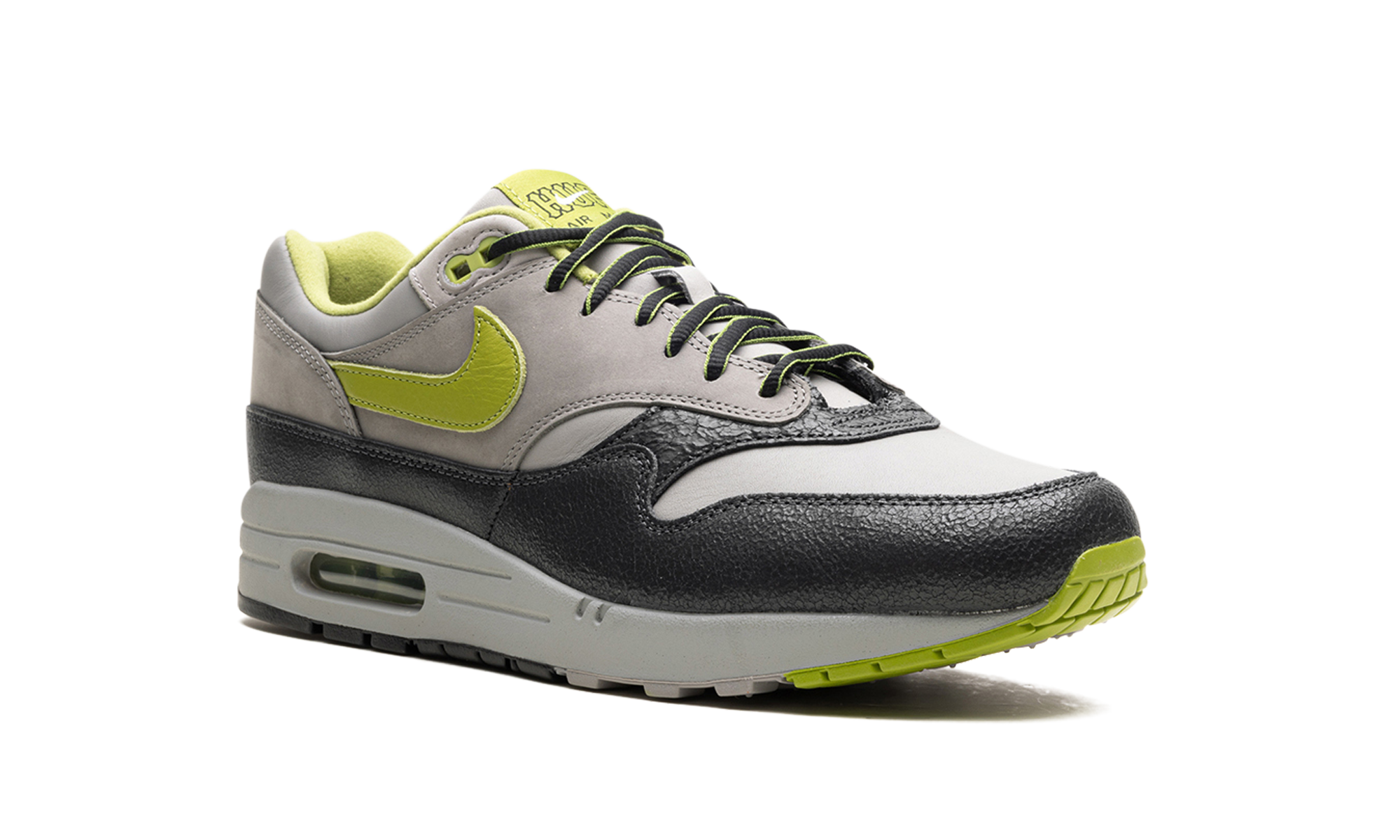 nike air max 1 sp huf pear green 2024+HF3713-002+diagnol right view