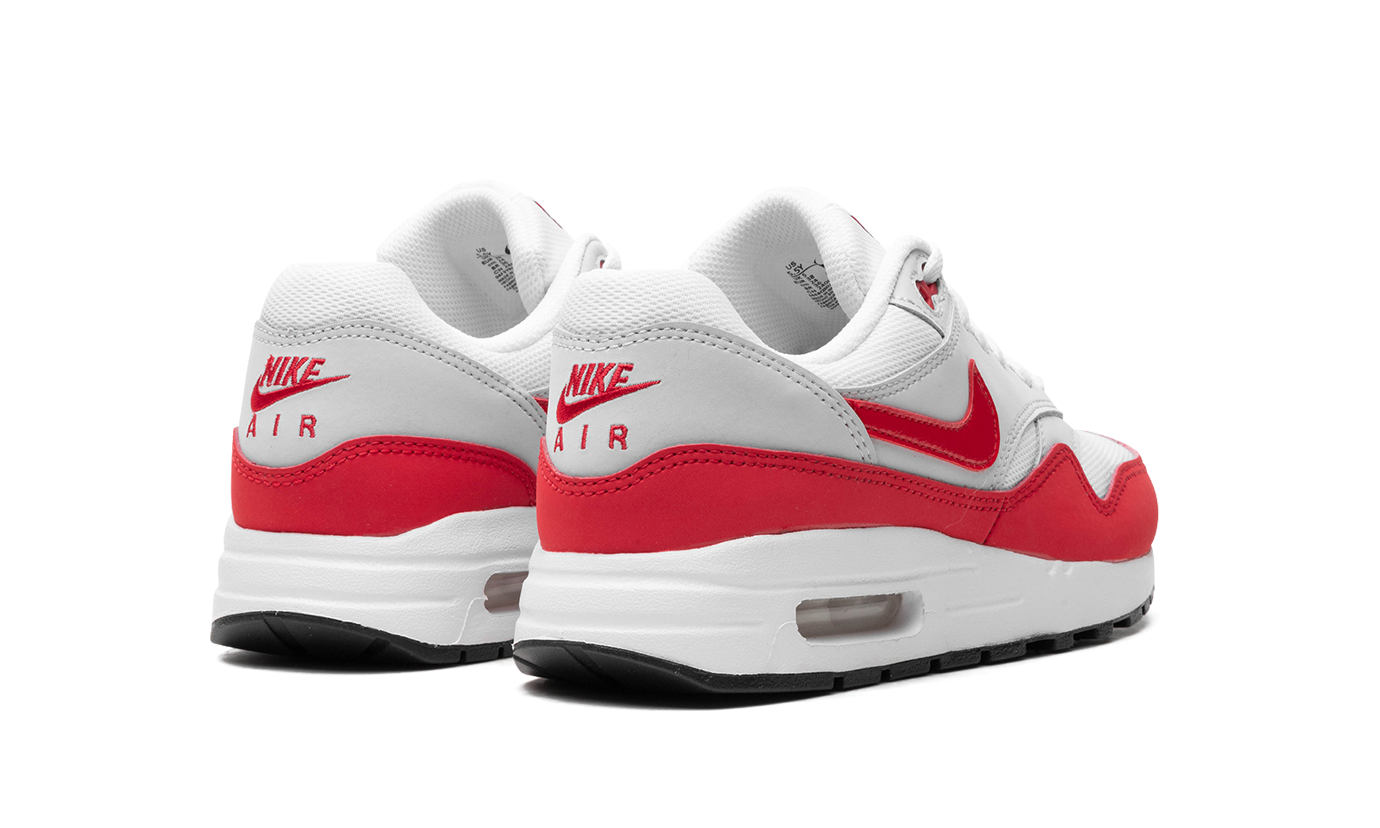 nike air max 1 sport red 2023 gs+DZ3307-003+diagnol right behind view