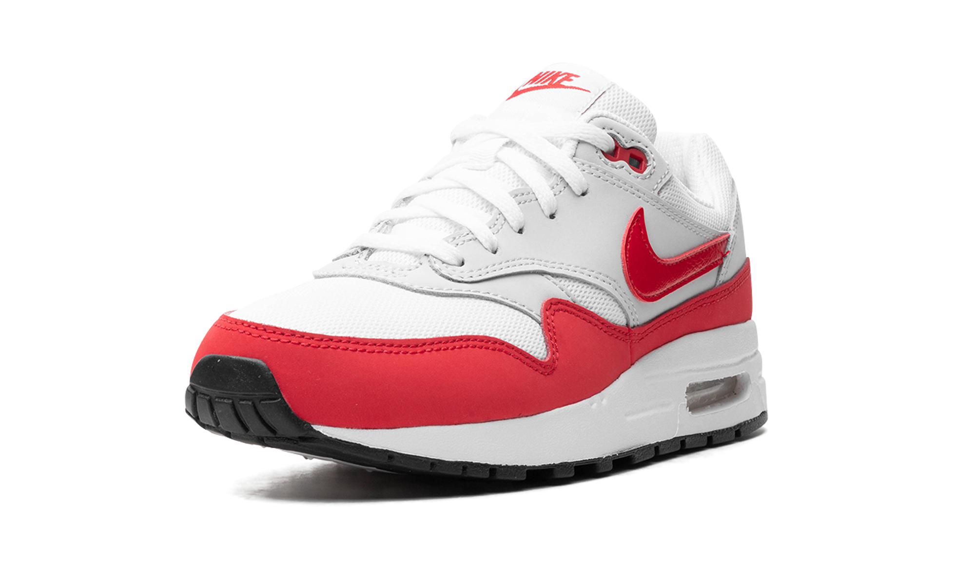 nike air max 1 sport red 2023 gs+DZ3307-003+left diagnol single view