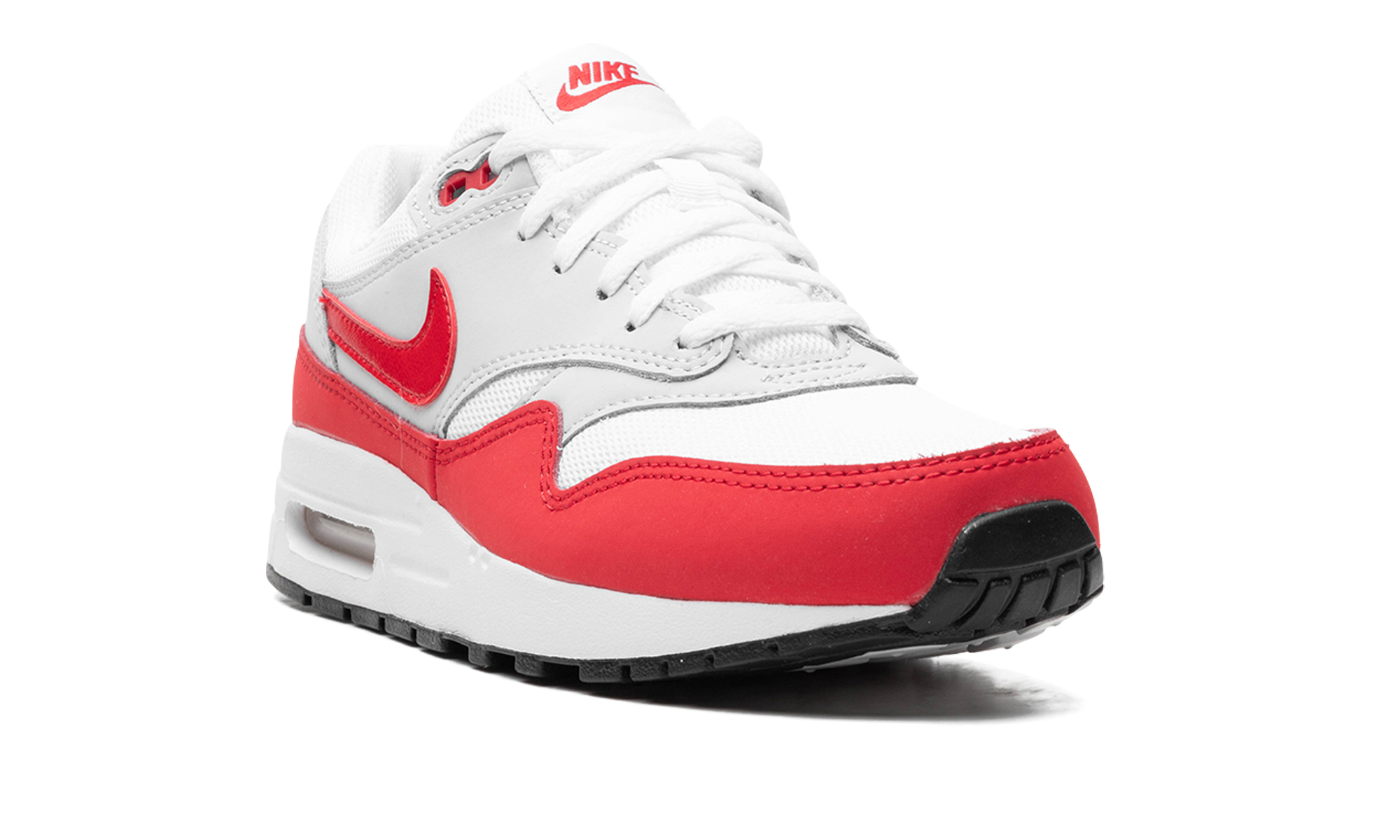 nike air max 1 sport red 2023 gs+DZ3307-003+diagnol right view