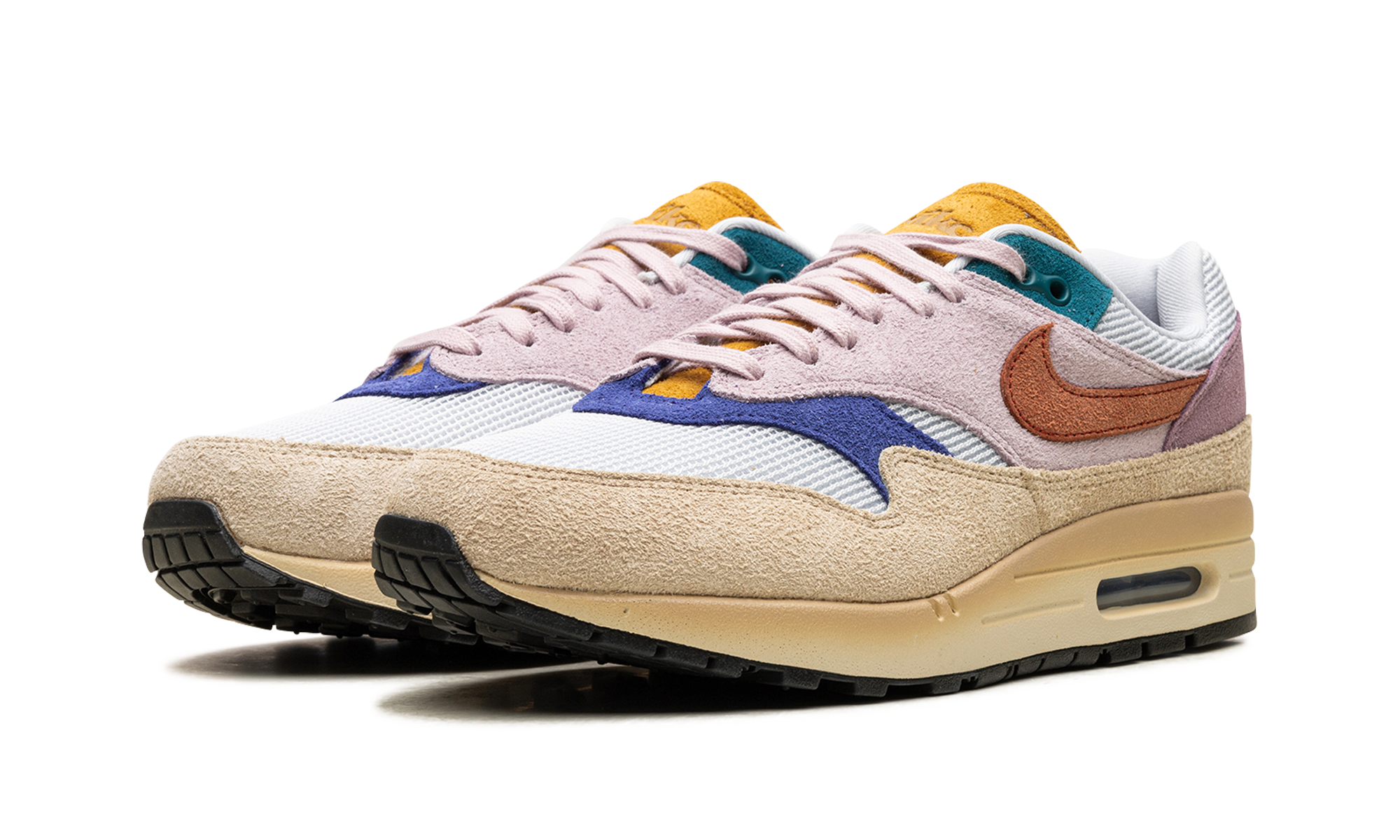 nike air max 1 tan lines women s+FN7200-224+diagnol left view