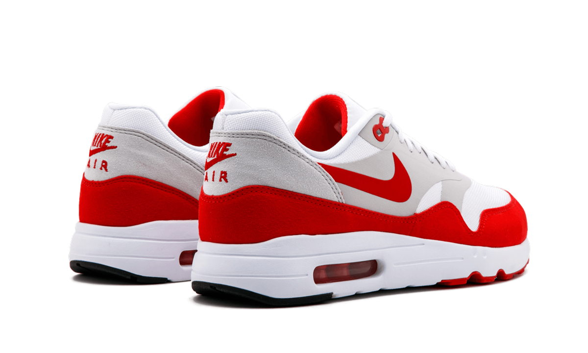 nike air max 1 ultra air max day red 2017+908091-100+diagnol right behind view