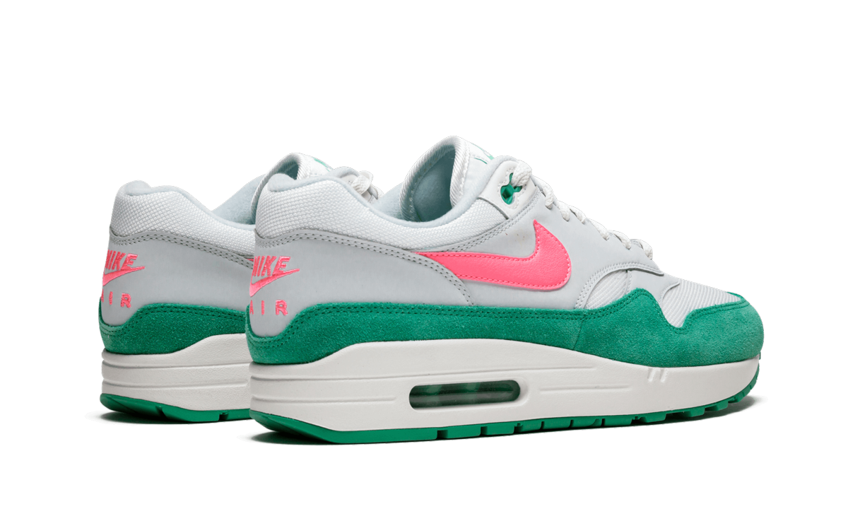 nike air max 1 watermelon+AH8145-106+diagnol right behind view