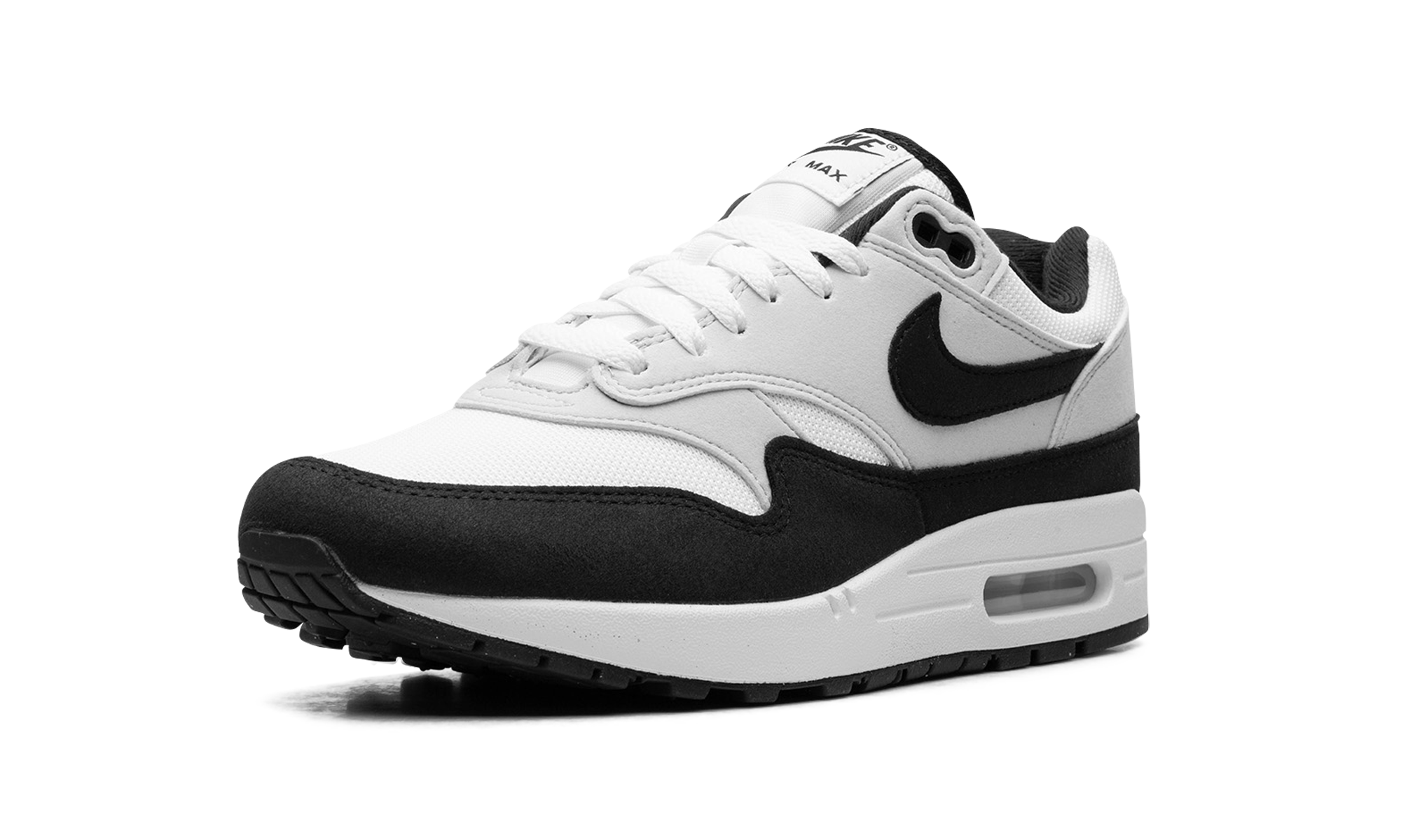 nike air max 1 white black+FD9082-107+left diagnol single view