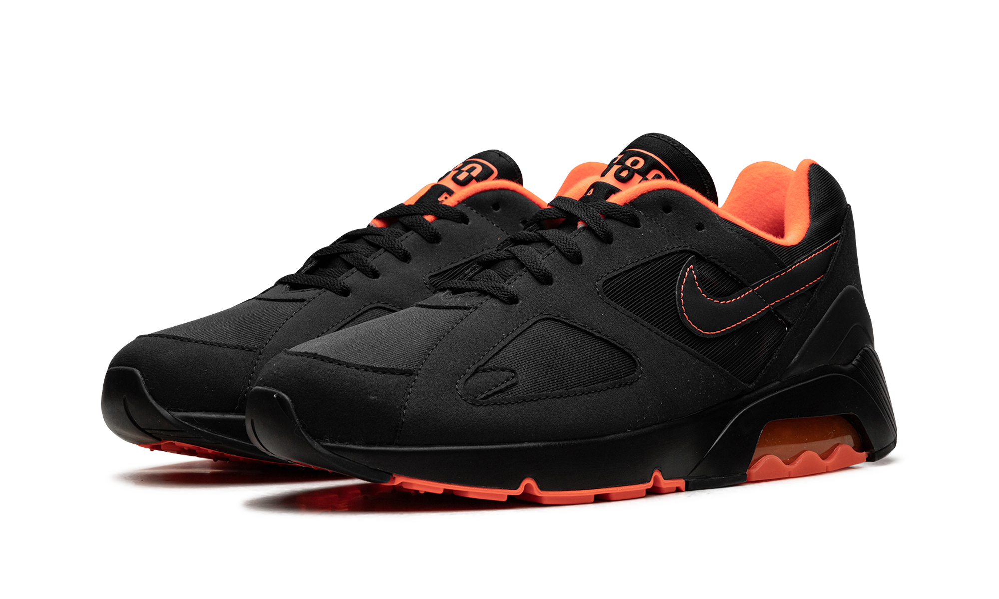nike air max 180 hyper crimson+FJ9259-002+diagnol left view