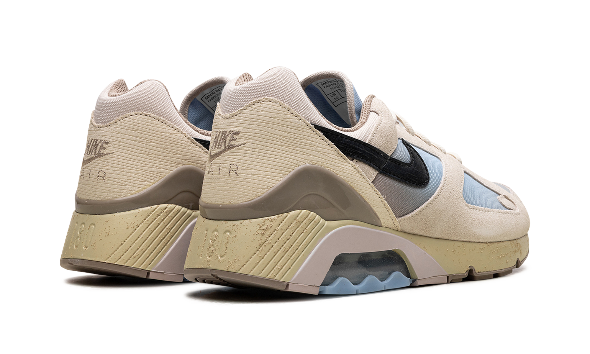 nike air max 180 light khaki psychic blue+HJ6282-200+diagnol right behind view