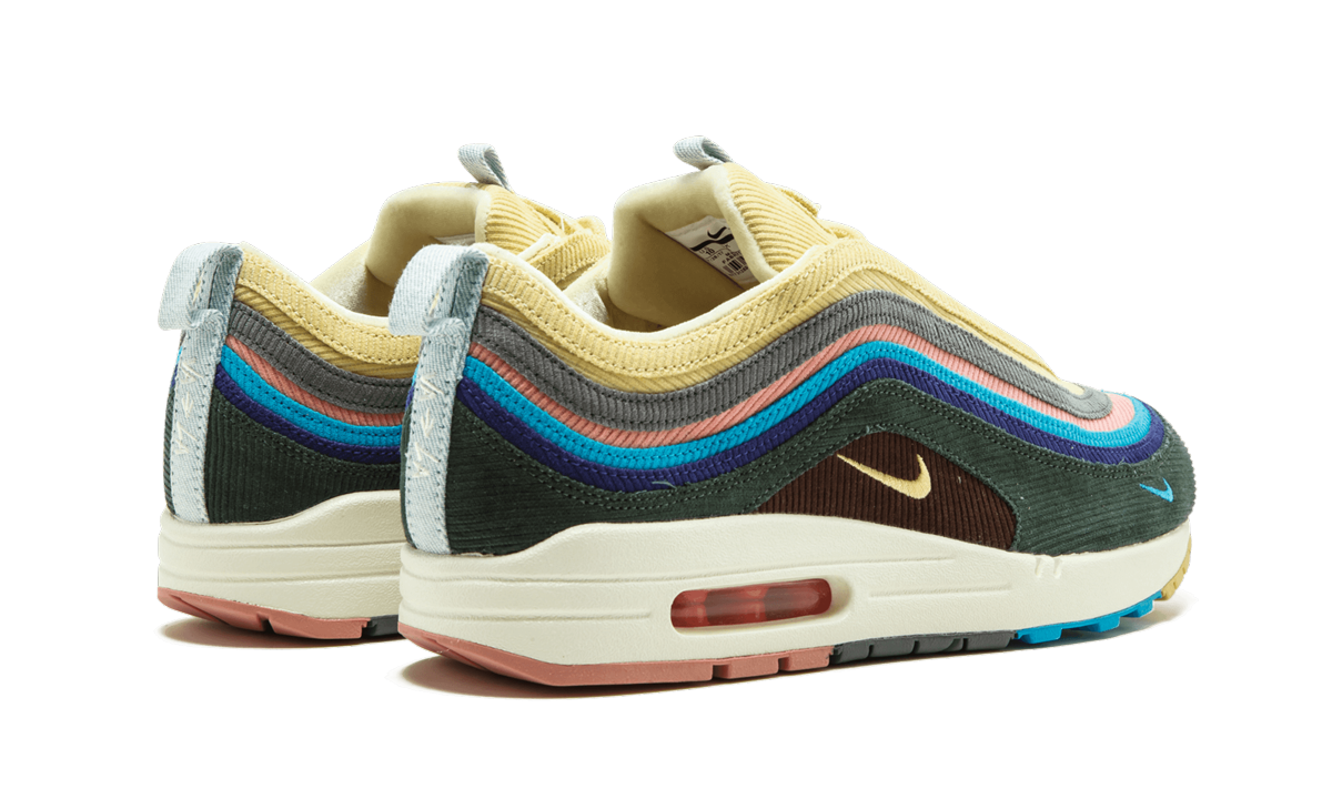 nike air max 1 97 sean wotherspoon all accessories and dustbag+AJ4219-400+diagnol right behind view