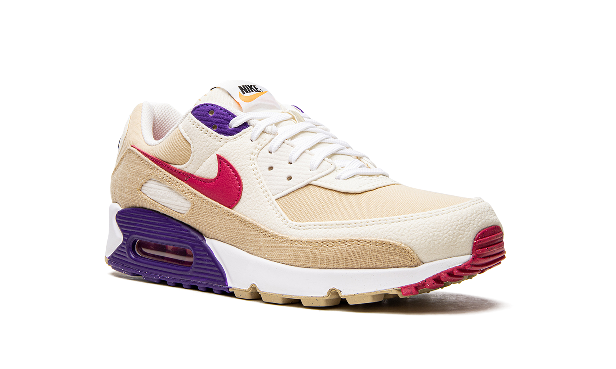 nike air max 90 air sprung sesame+DM8171-200+diagnol right view
