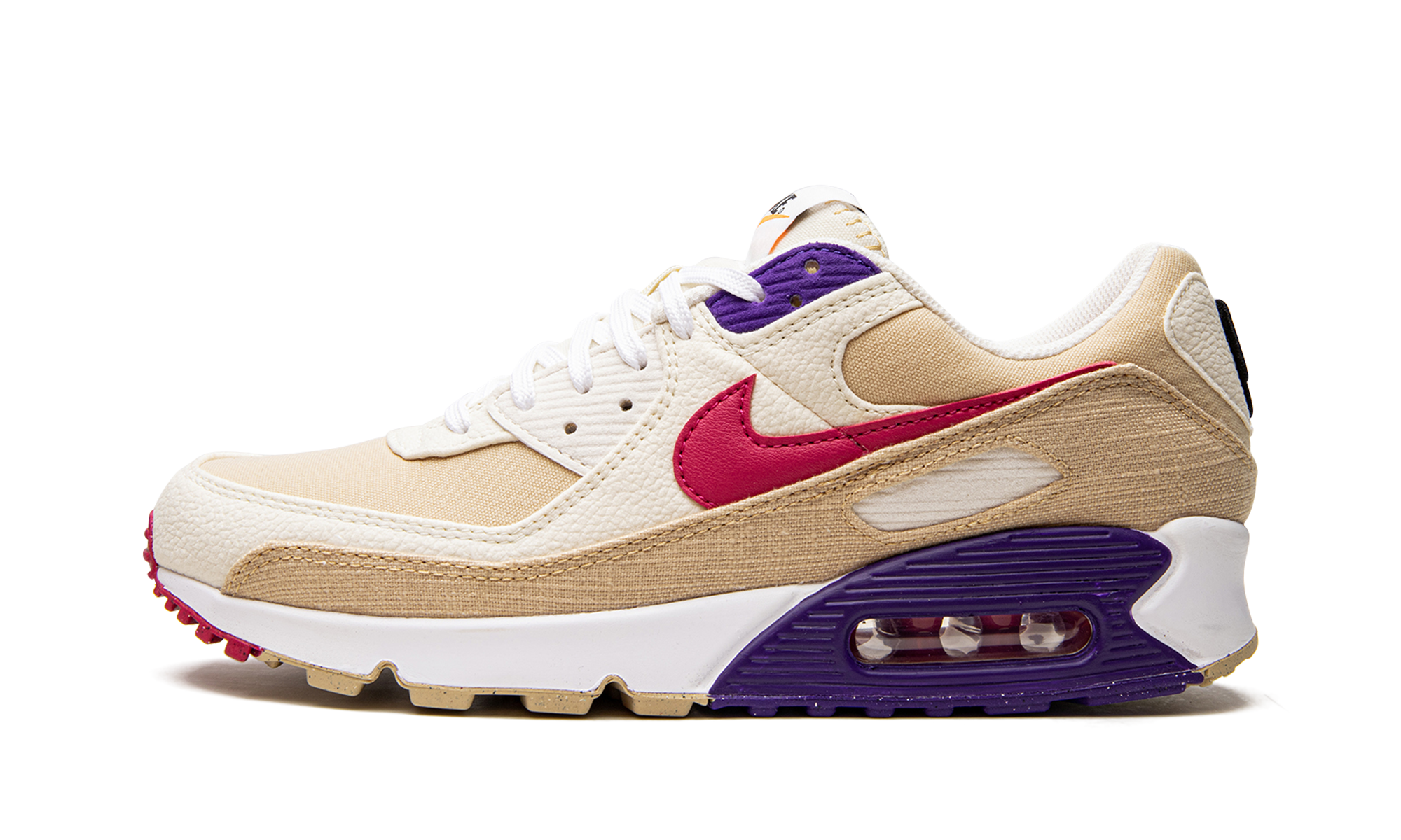 nike air max 90 air sprung sesame+DM8171-200+diagnol right view 1