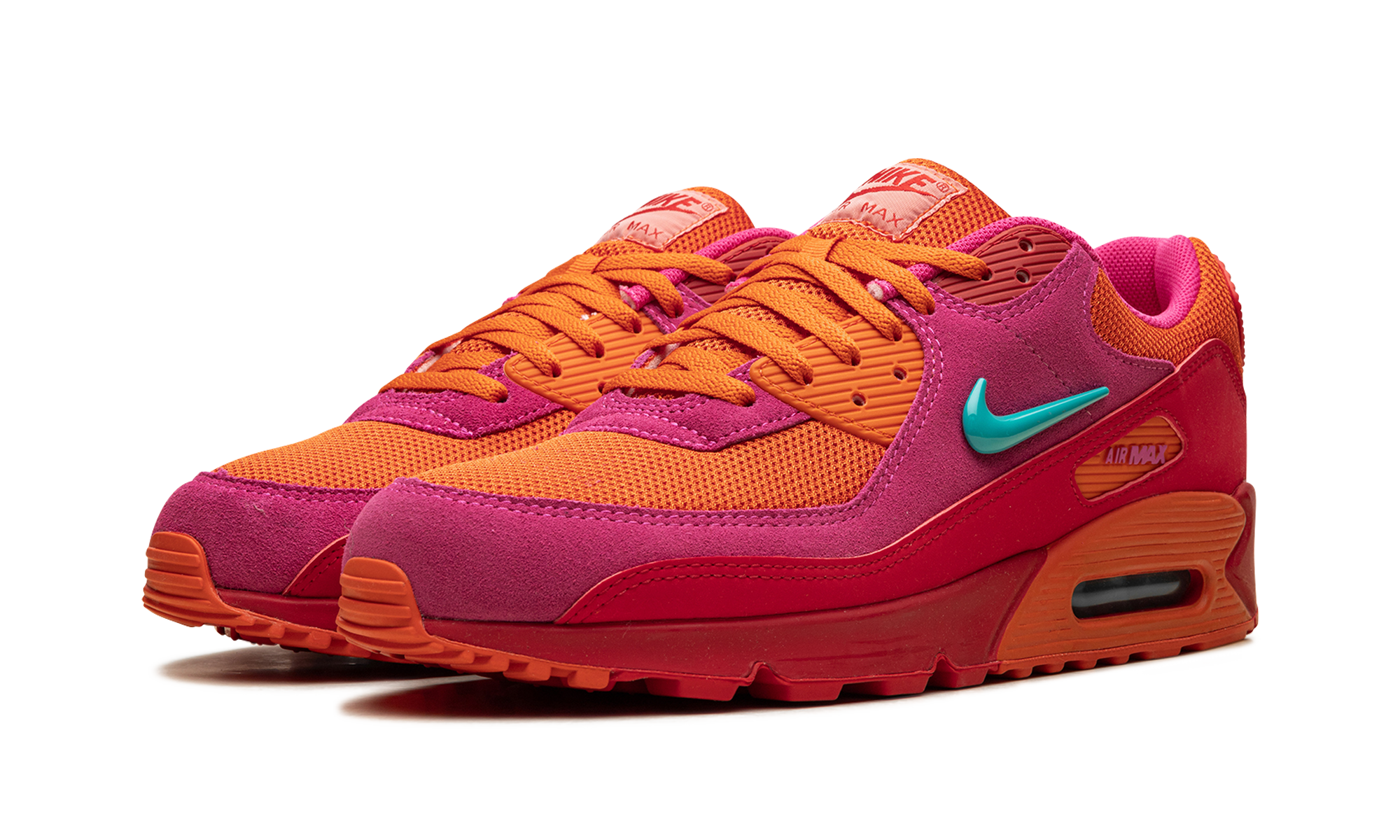 nike air max 90 alchemy pink+FJ3868-600+diagnol left view