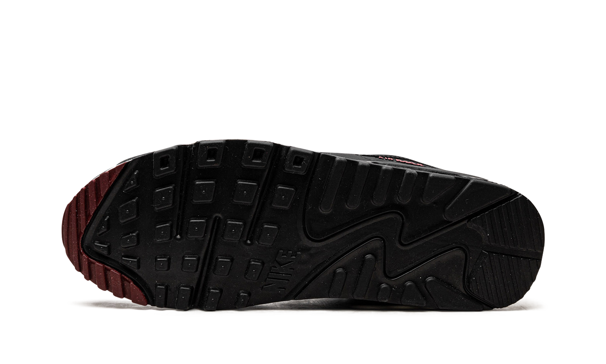 nike air max 90 anthracite team red+DQ4071-001+bottom view