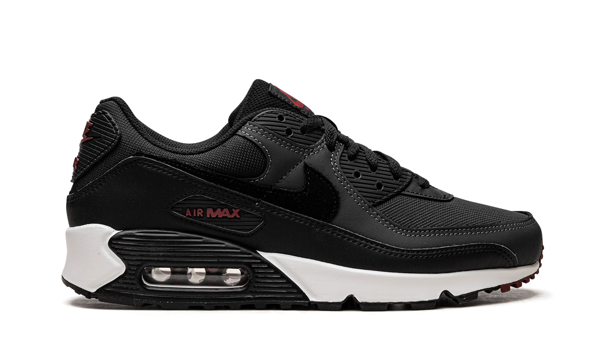 nike air max 90 anthracite team red+DQ4071-001+right view