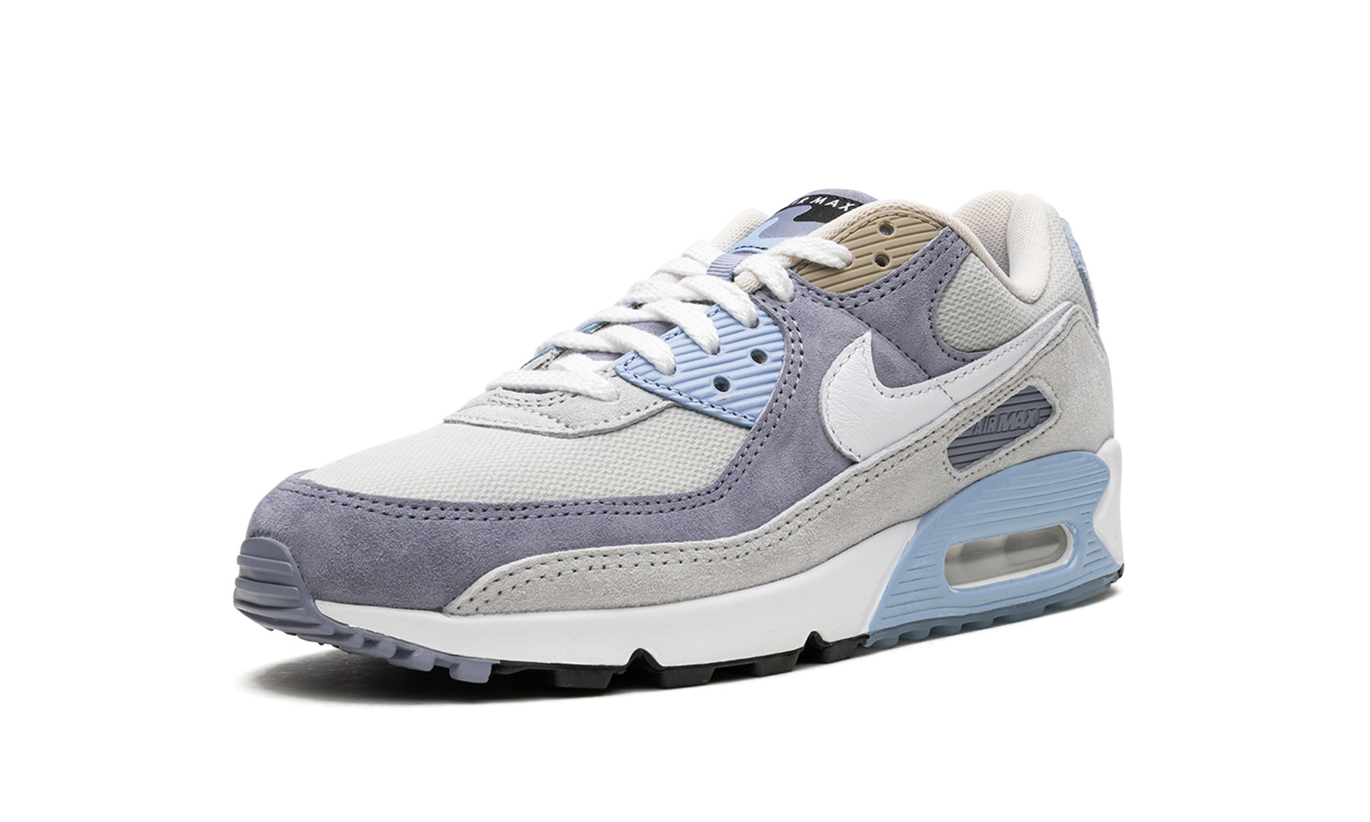 nike air max 90 ashen slate+DM0035-400+left diagnol single view