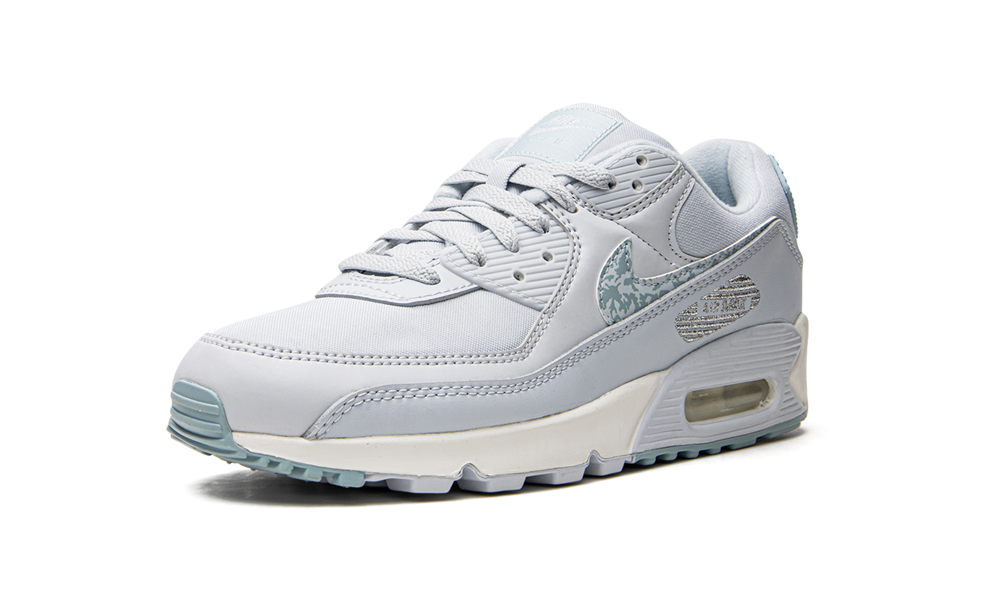 nike air max 90 aura ocean cube women s+DJ5415-400+left diagnol single view