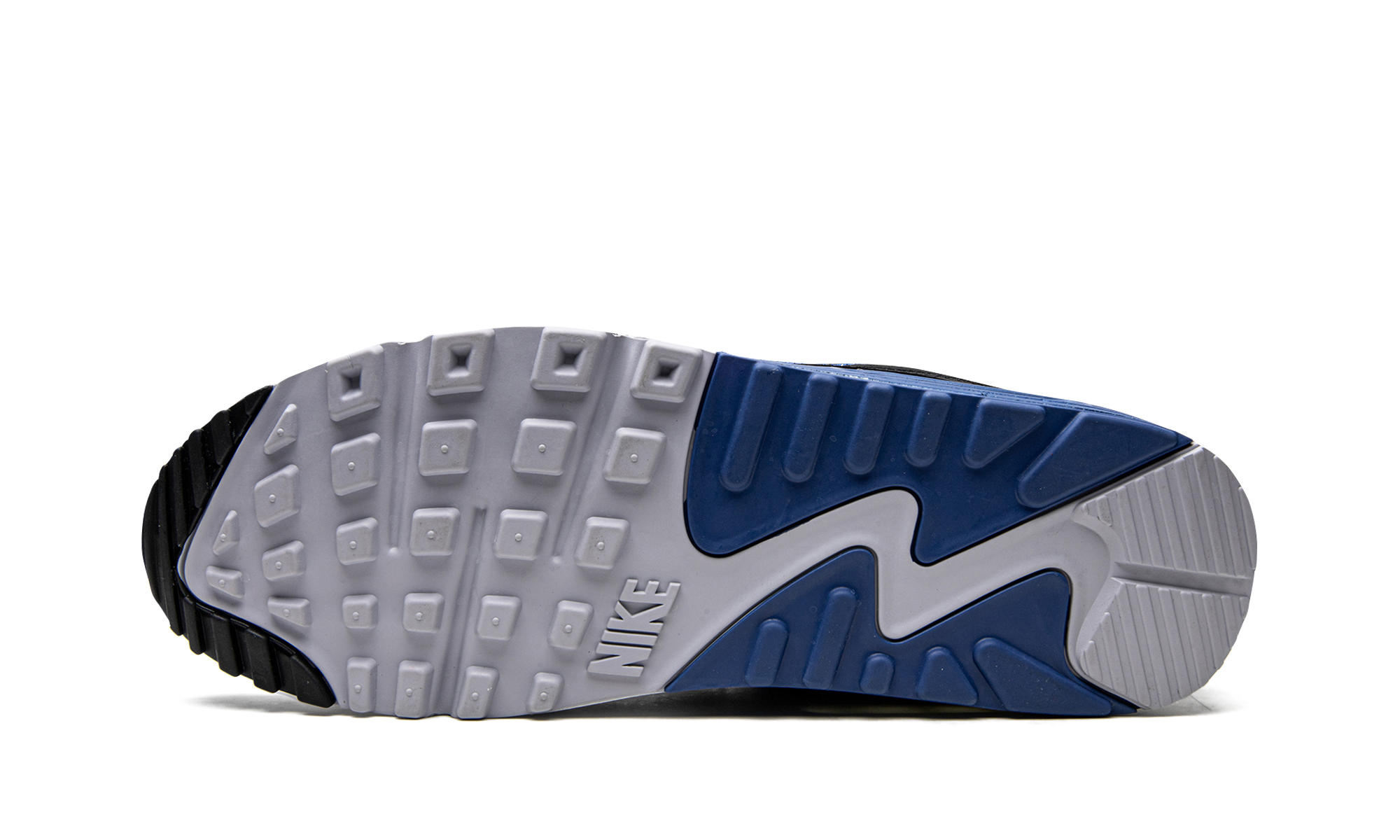 nike air max 90 black atlantic blue+DM0029-001+bottom view