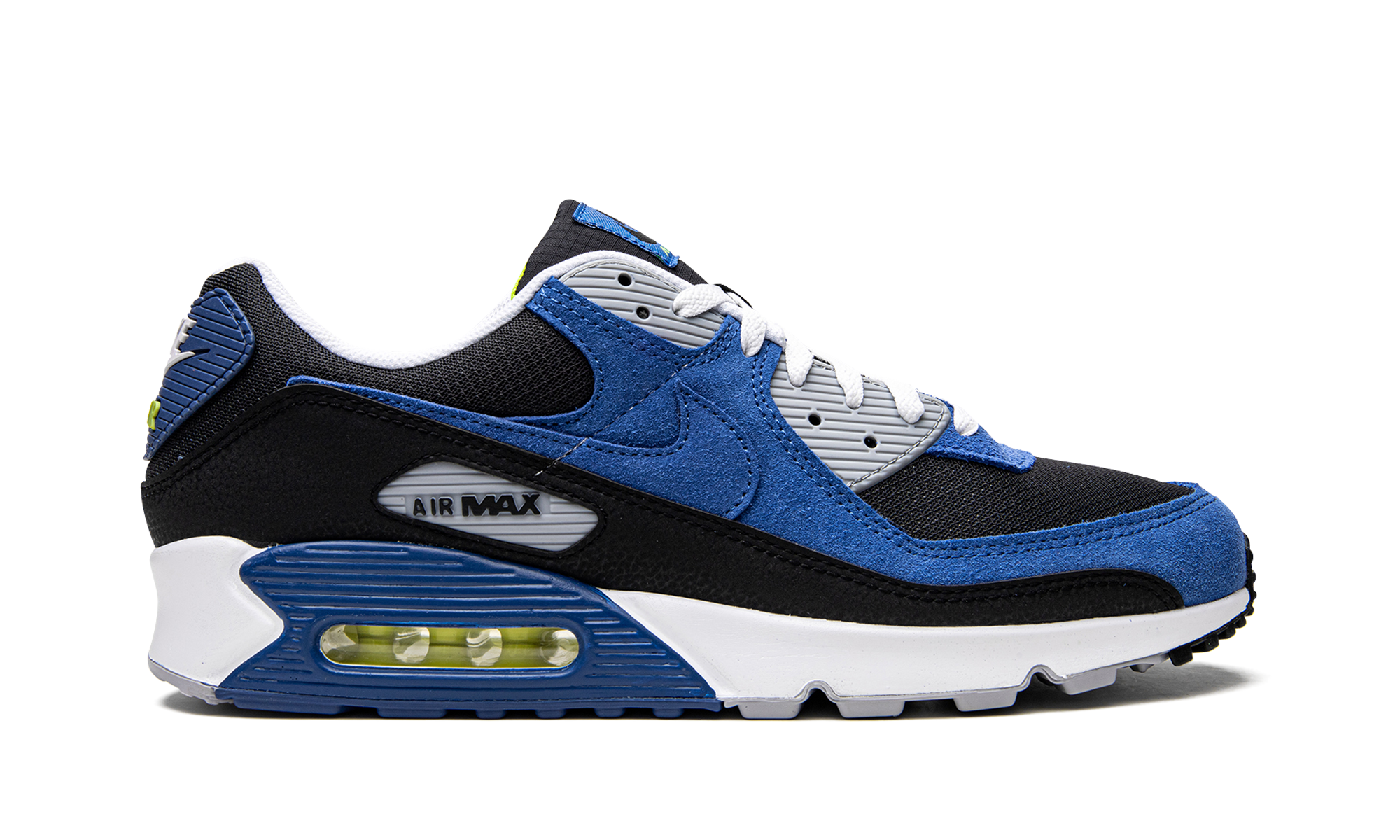 nike air max 90 black atlantic blue+DM0029-001+right view