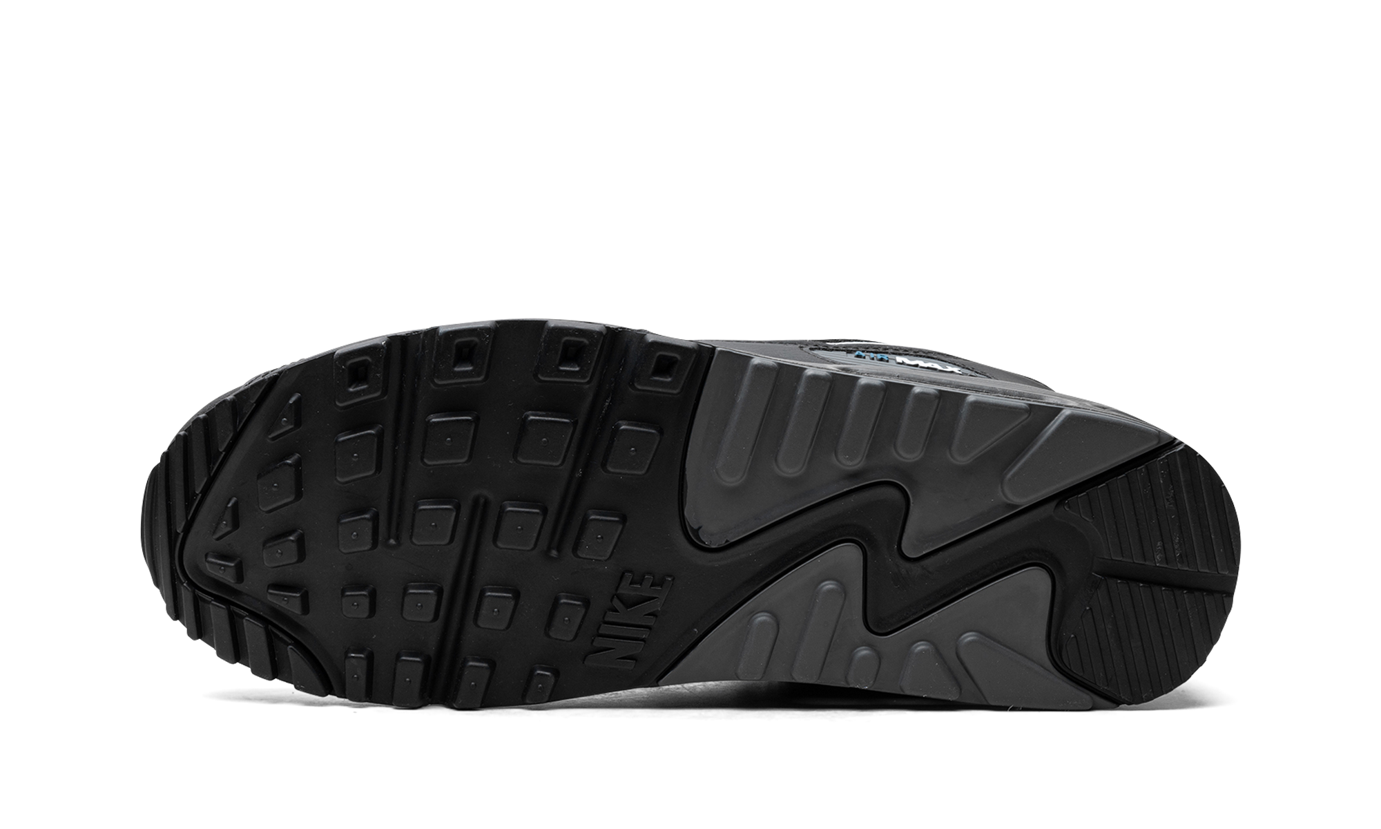 nike air max 90 black marina iron grey white+DR0145-002+bottom view