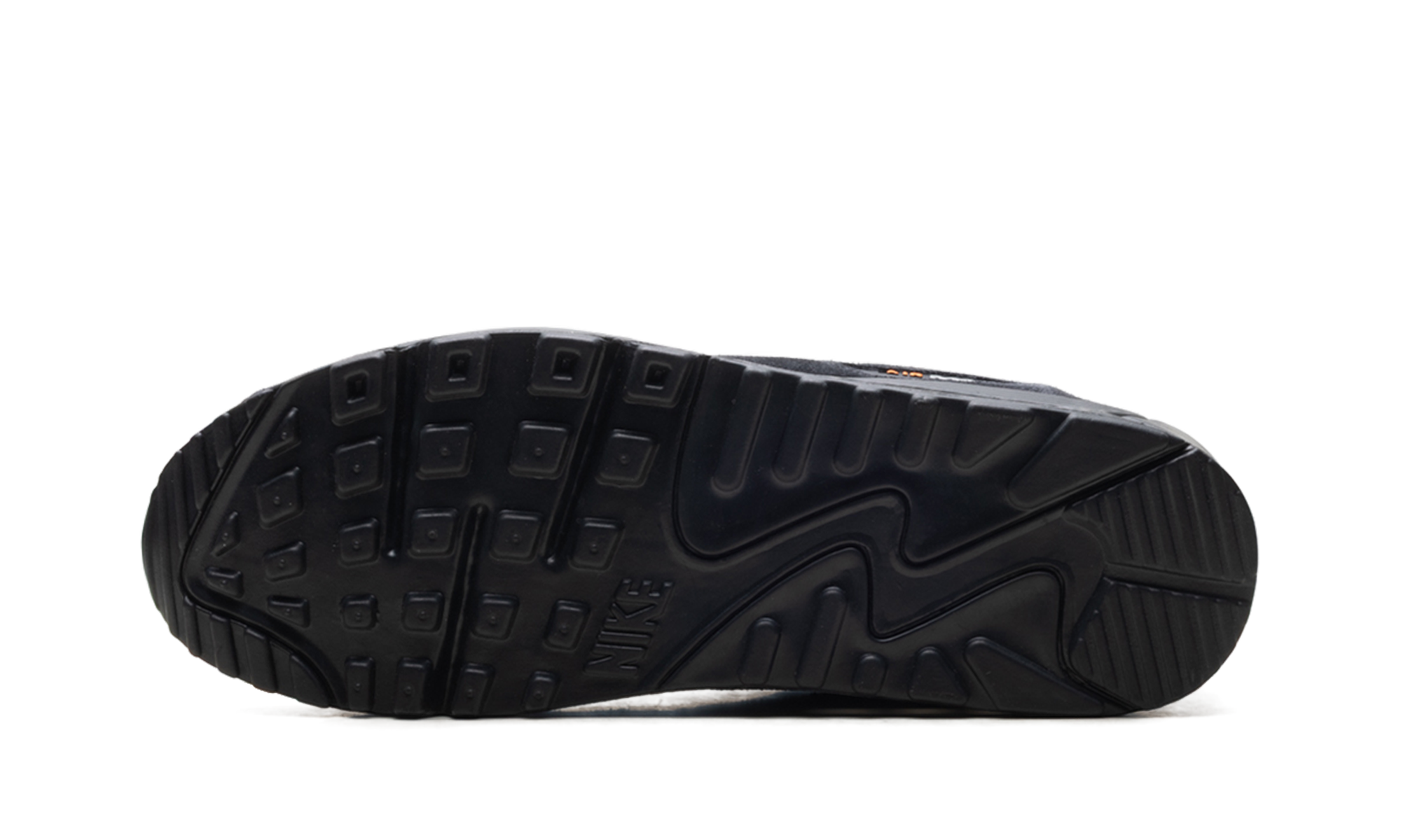 Nike Air Max 90 Black Metallic Cool Grey Orange