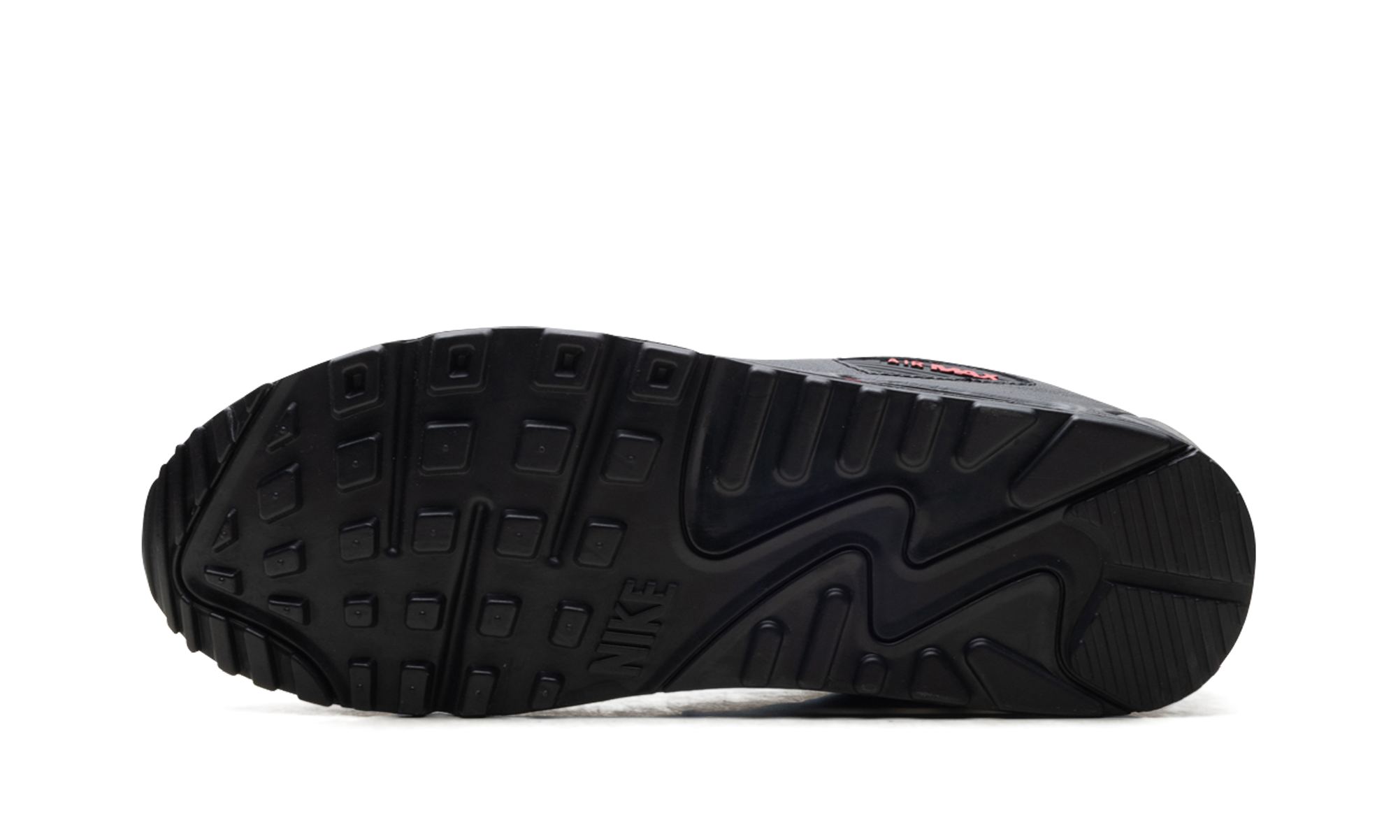 nike air max 90 black sport red+DC9388-002+left diagnol single view