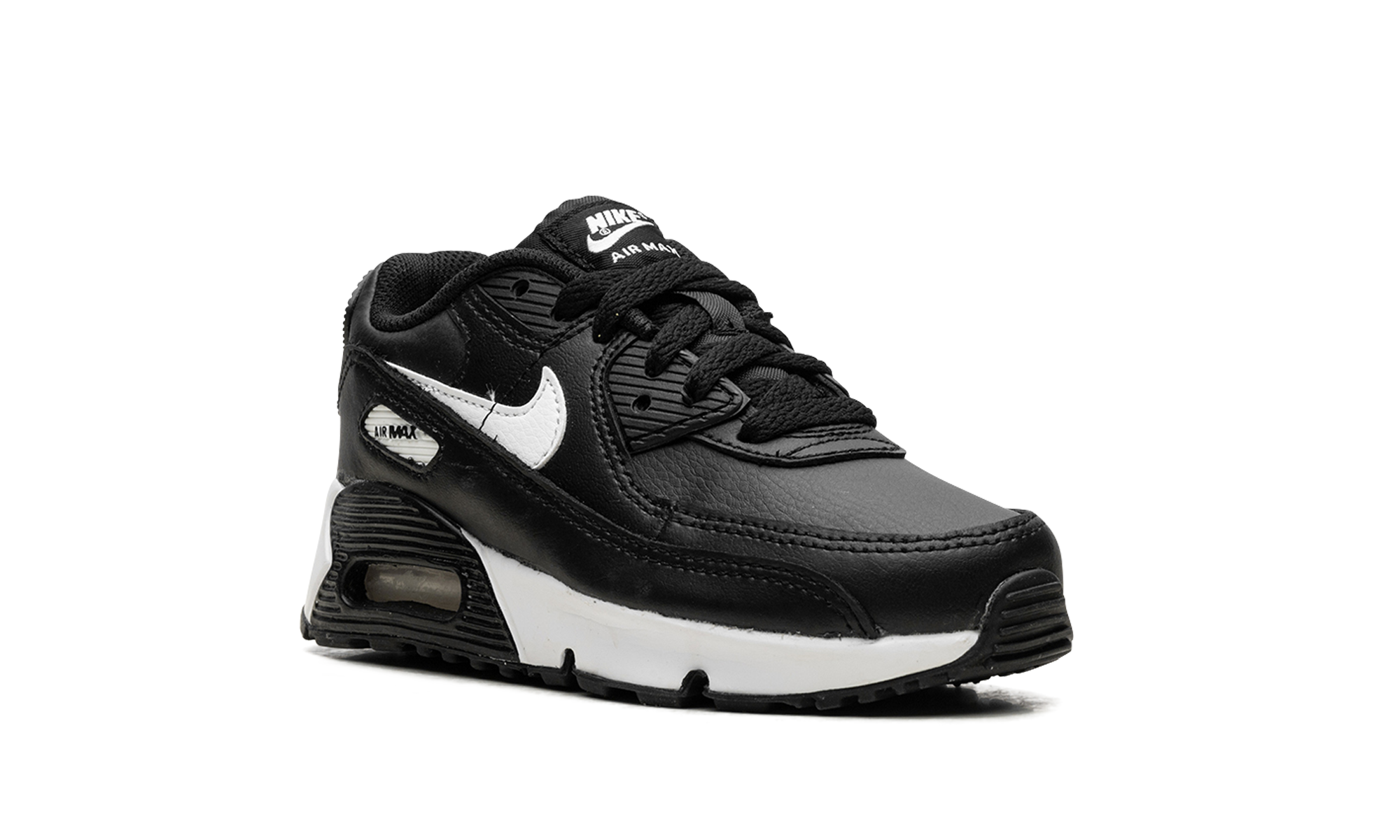 nike air max 90 black white ps+CD6867-010+diagnol right view