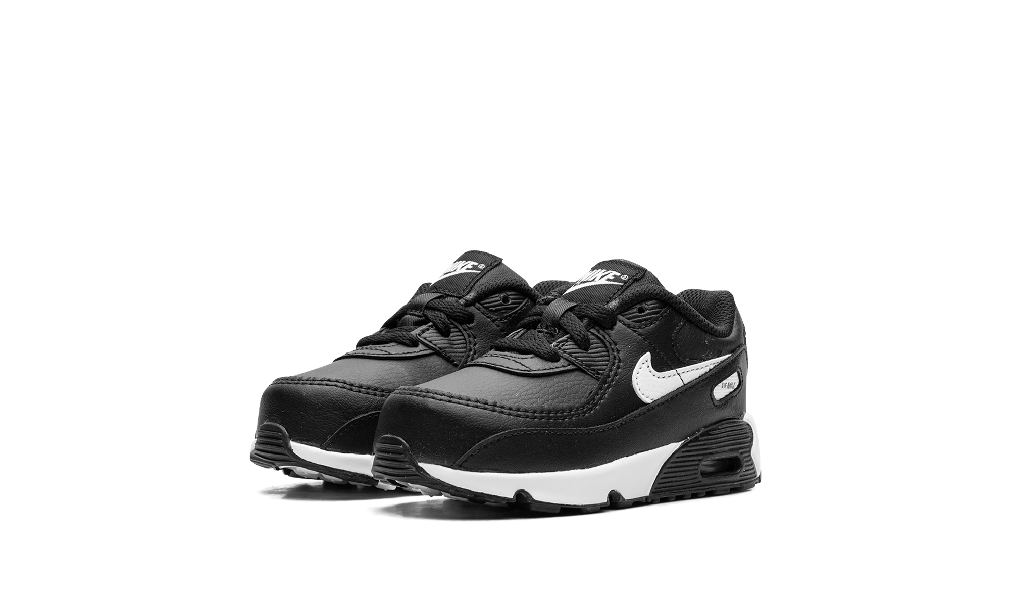 nike air max 90 black white td+CD6868-010+diagnol left view