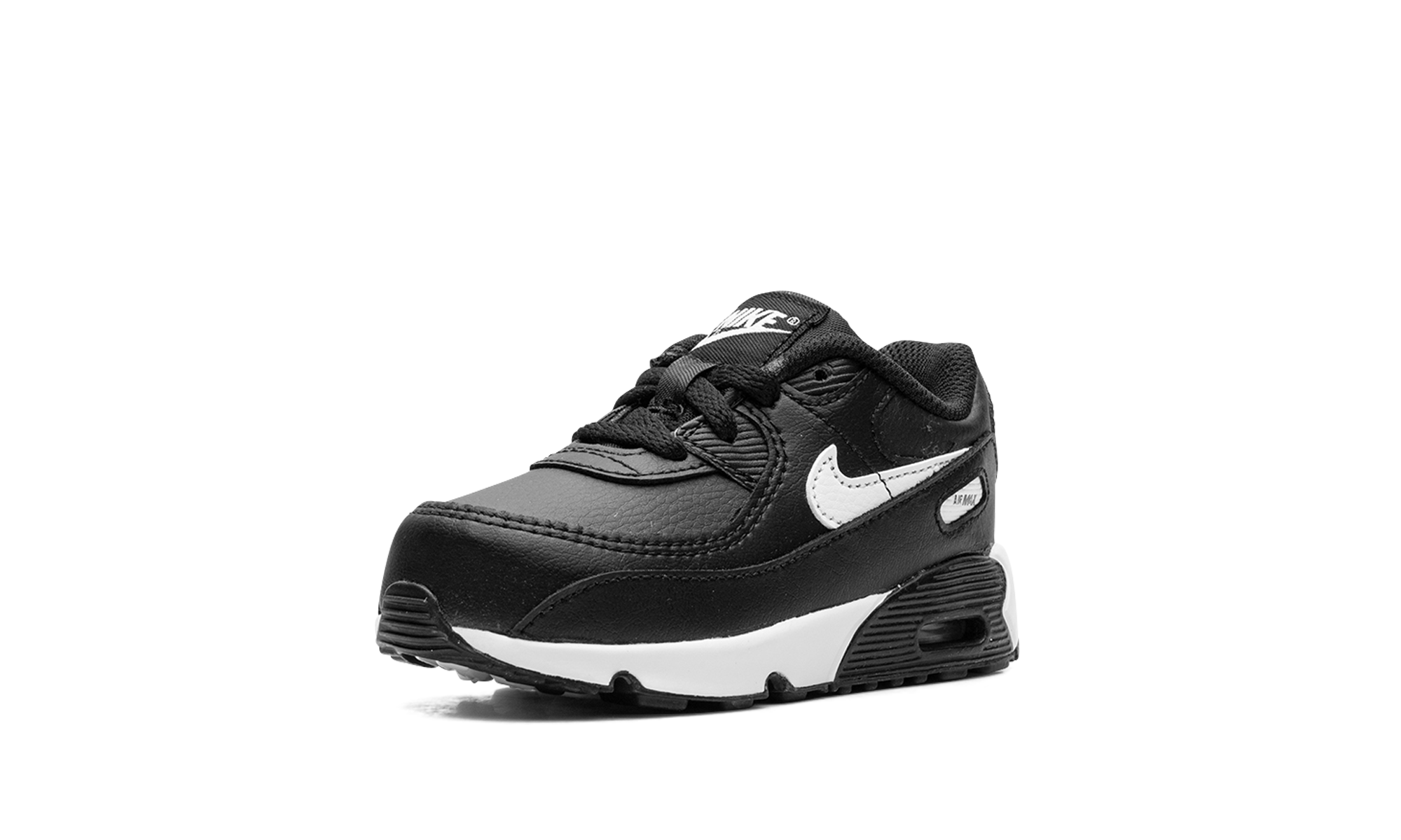 nike air max 90 black white td+CD6868-010+left diagnol single view
