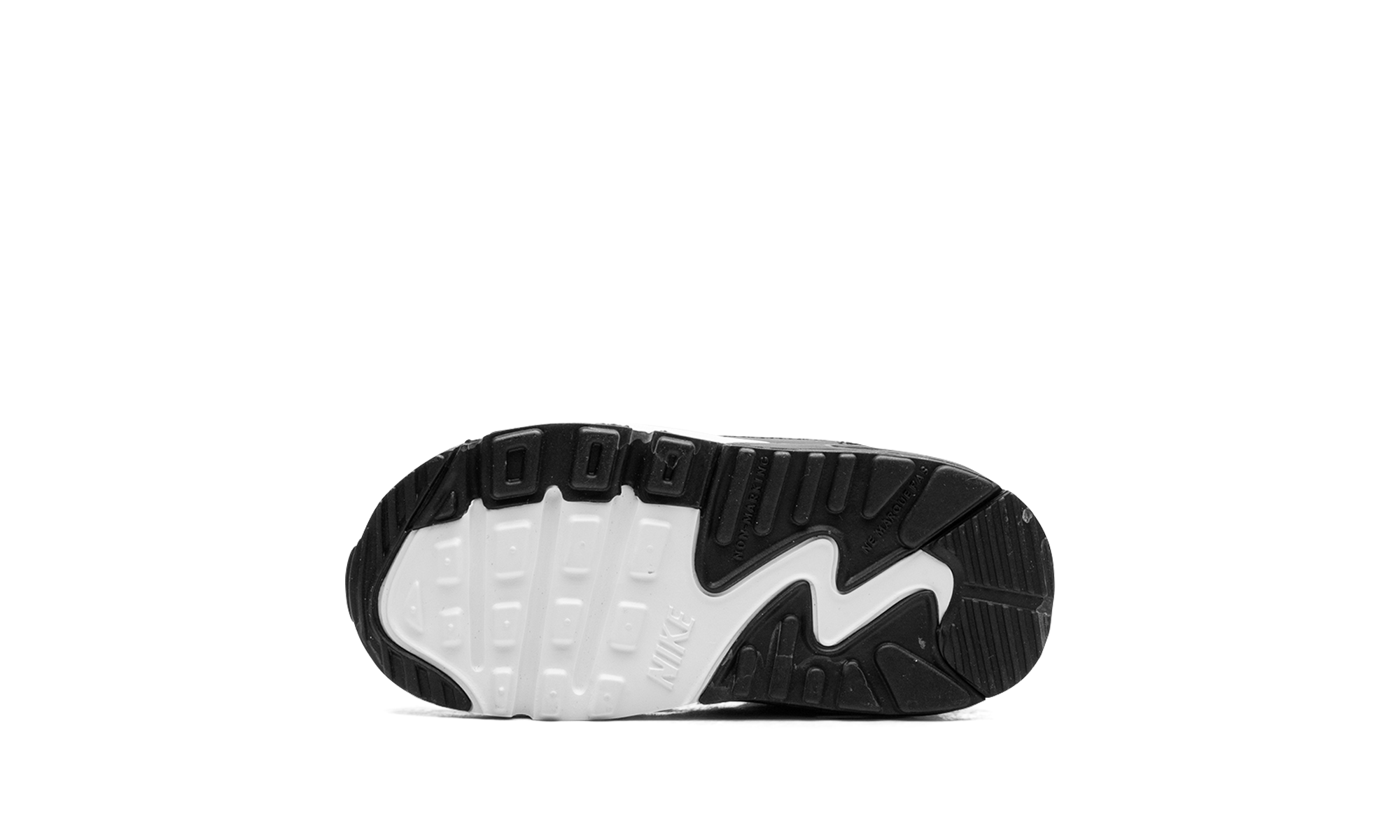 nike air max 90 black white td+CD6868-010+bottom view