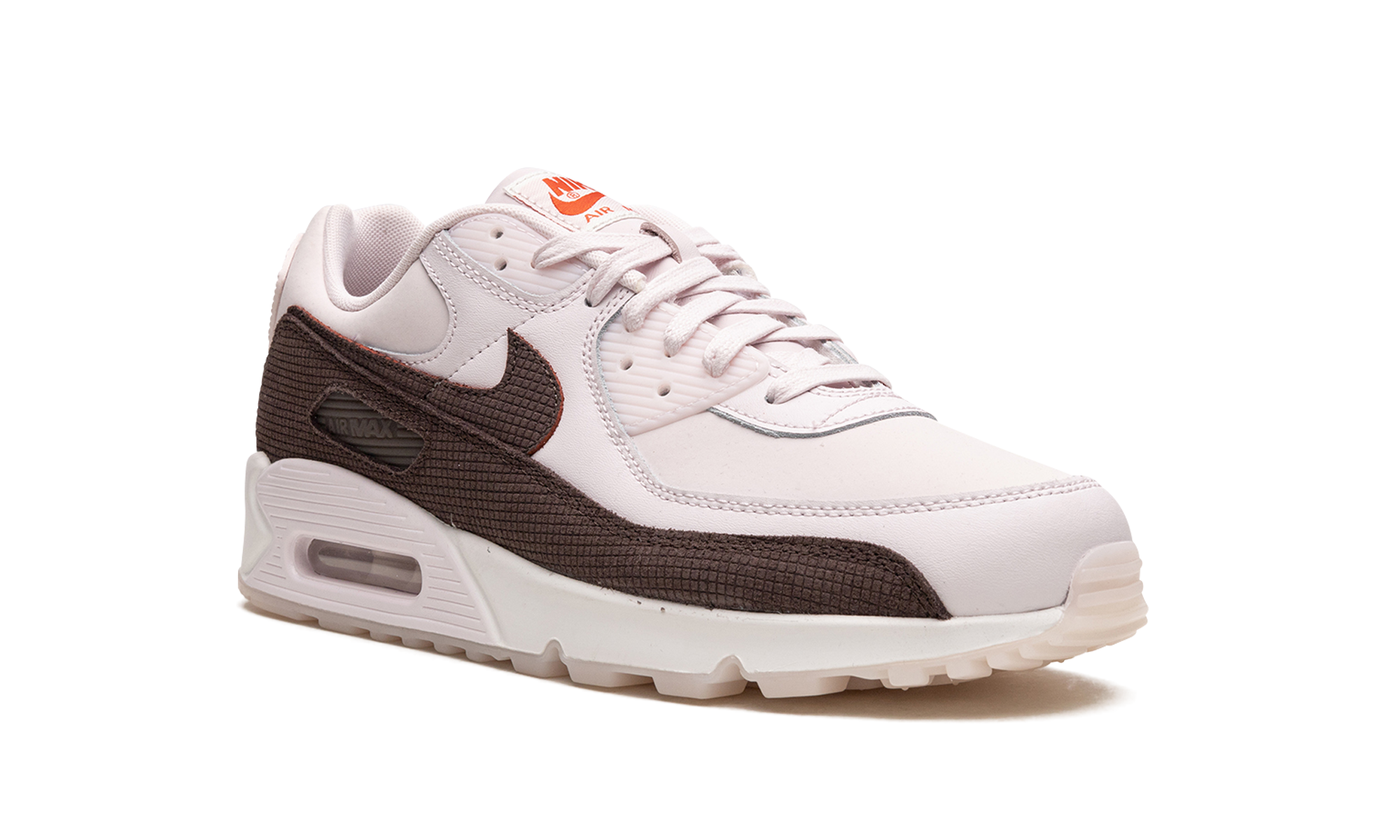 nike air max 90 brown tile+FD0789-600+diagnol right view