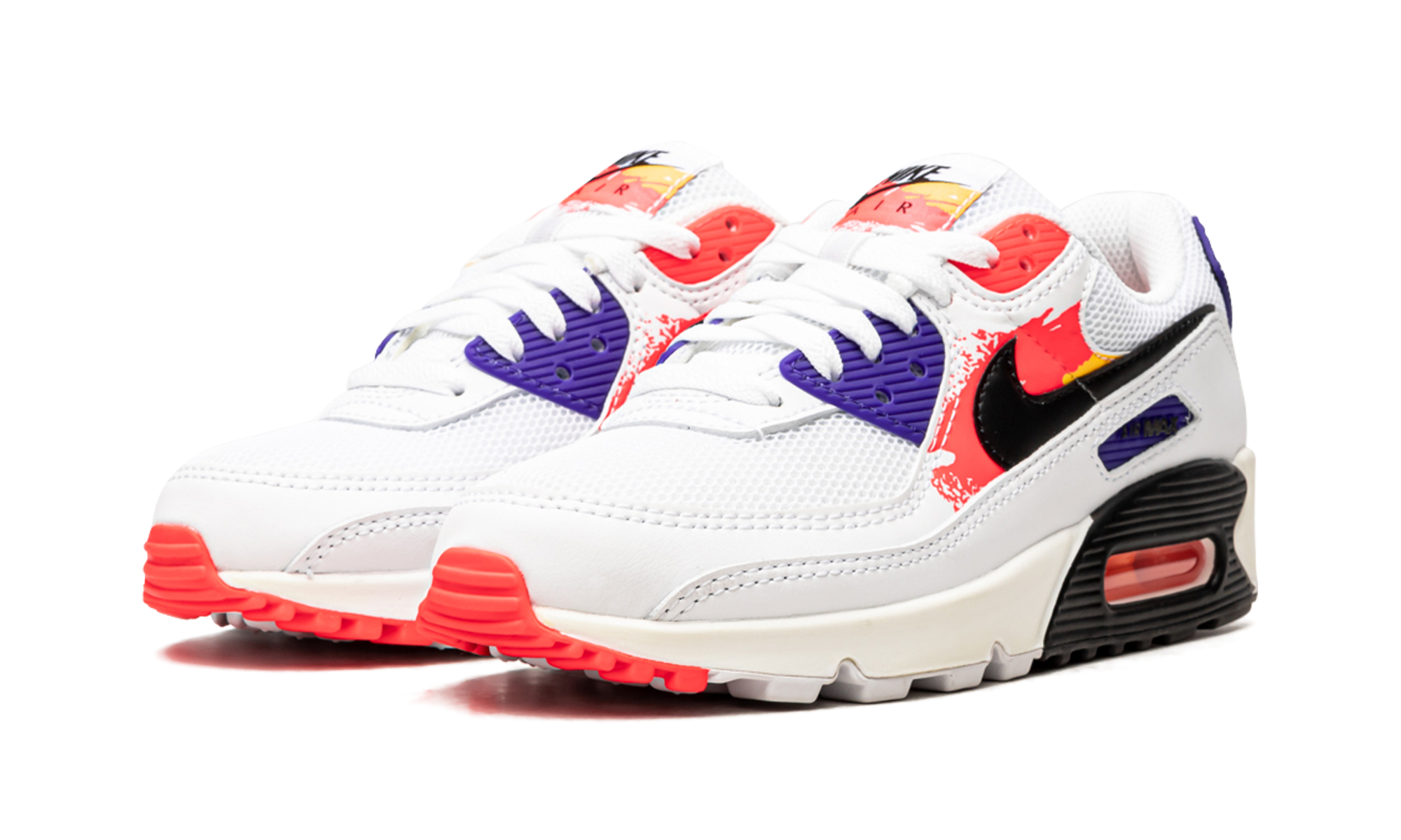 nike air max 90 brushstroke pack women s+CZ7937-100+diagnol left view