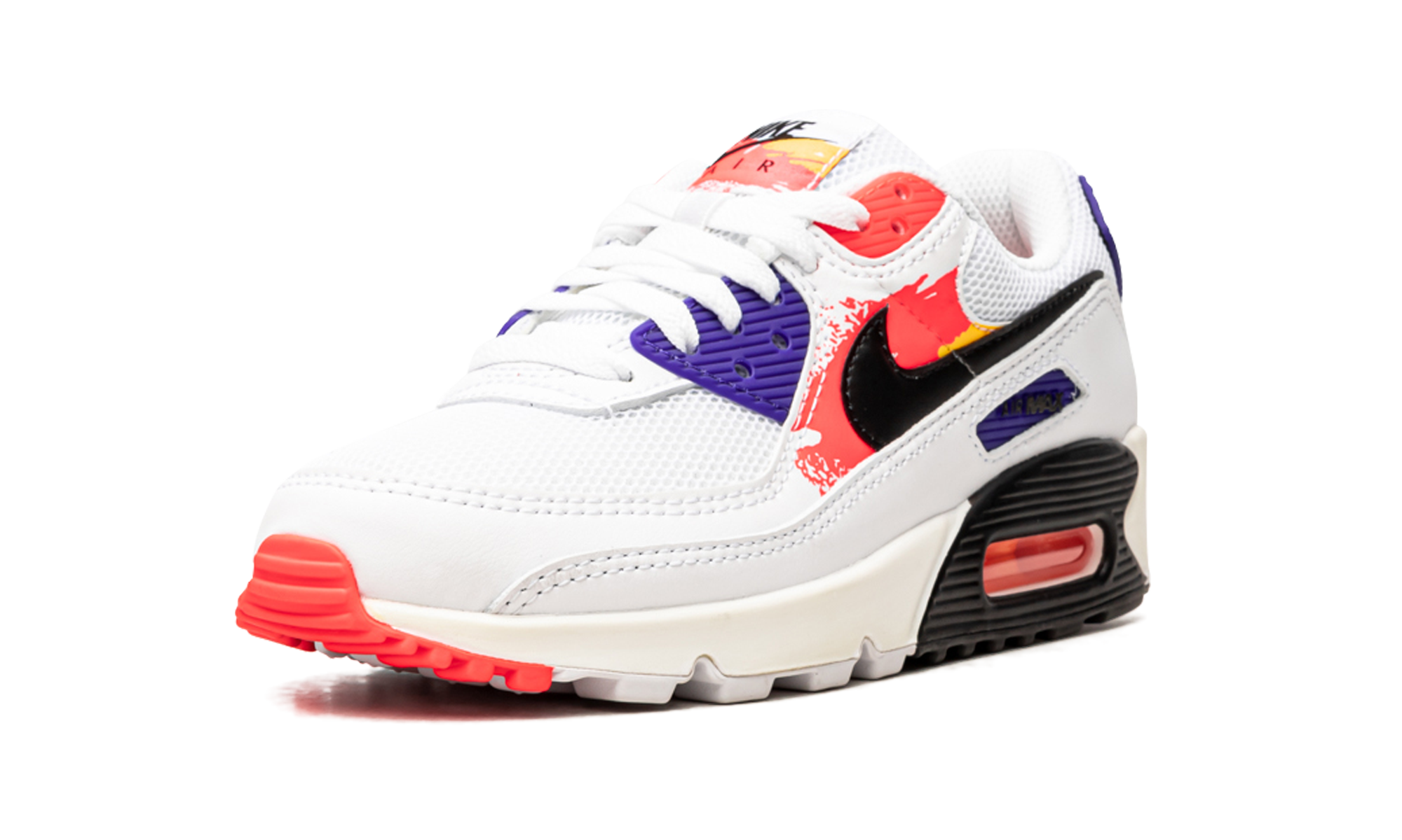 nike air max 90 brushstroke pack women s+CZ7937-100+left diagnol single view