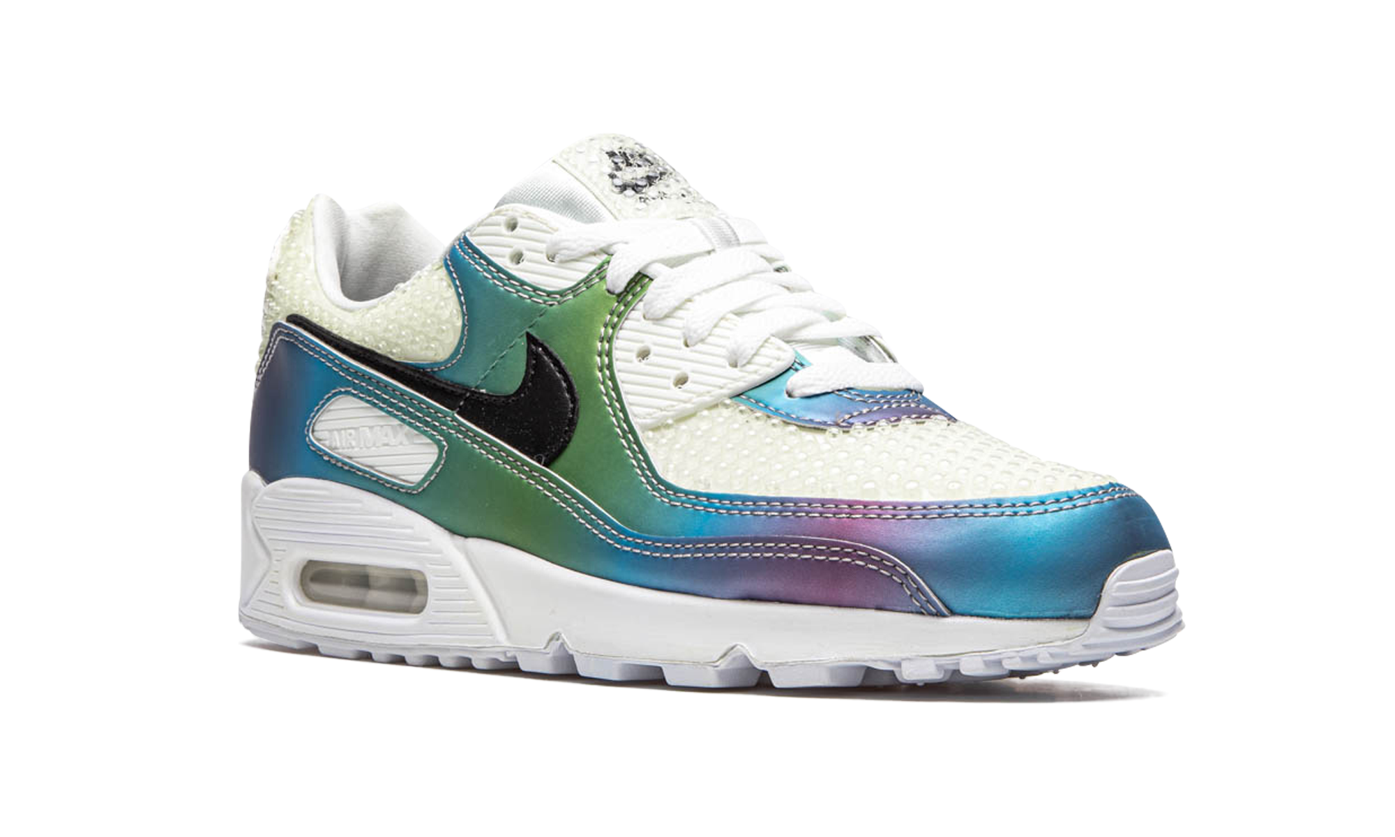 nike air max 90 bubble pack white+CT5066-100+diagnol right view