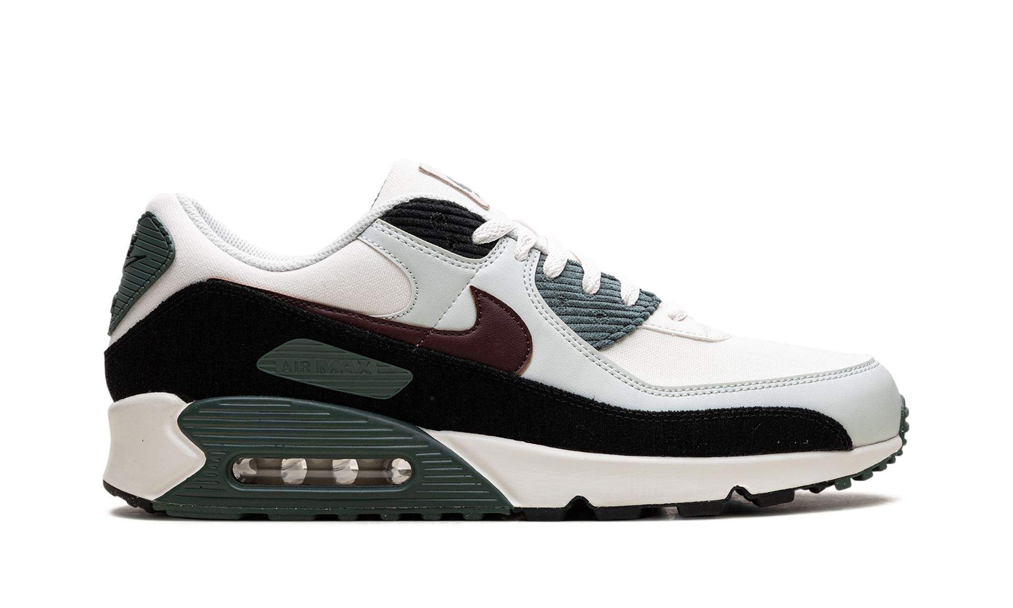 nike air max 90 burgundy crush vintage green+FV6059-001+right view