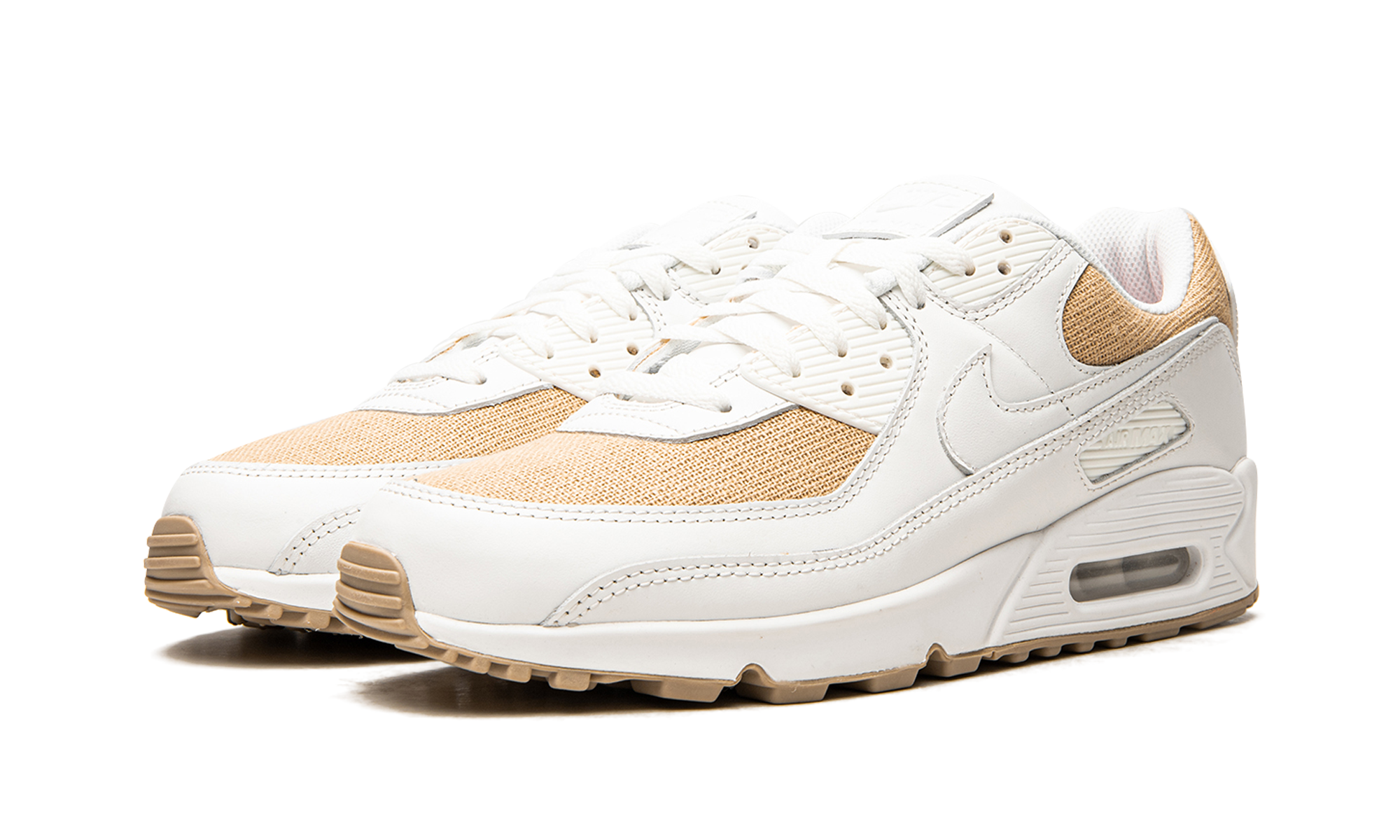 nike air max 90 burlap+DD9678-100+diagnol left view