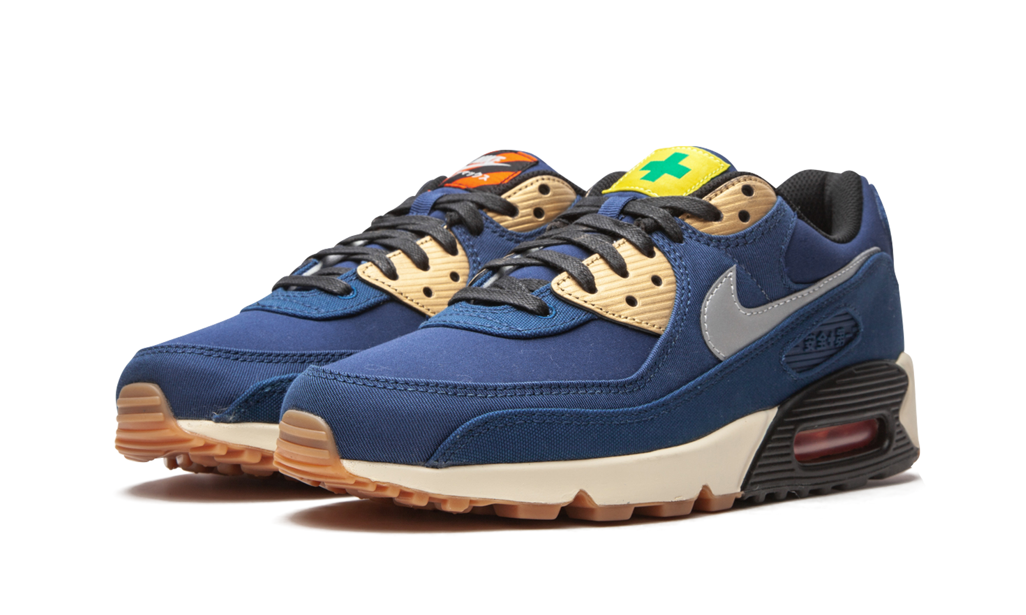 nike air max 90 city pack tokyo 2020+CW1409-400+diagnol left view