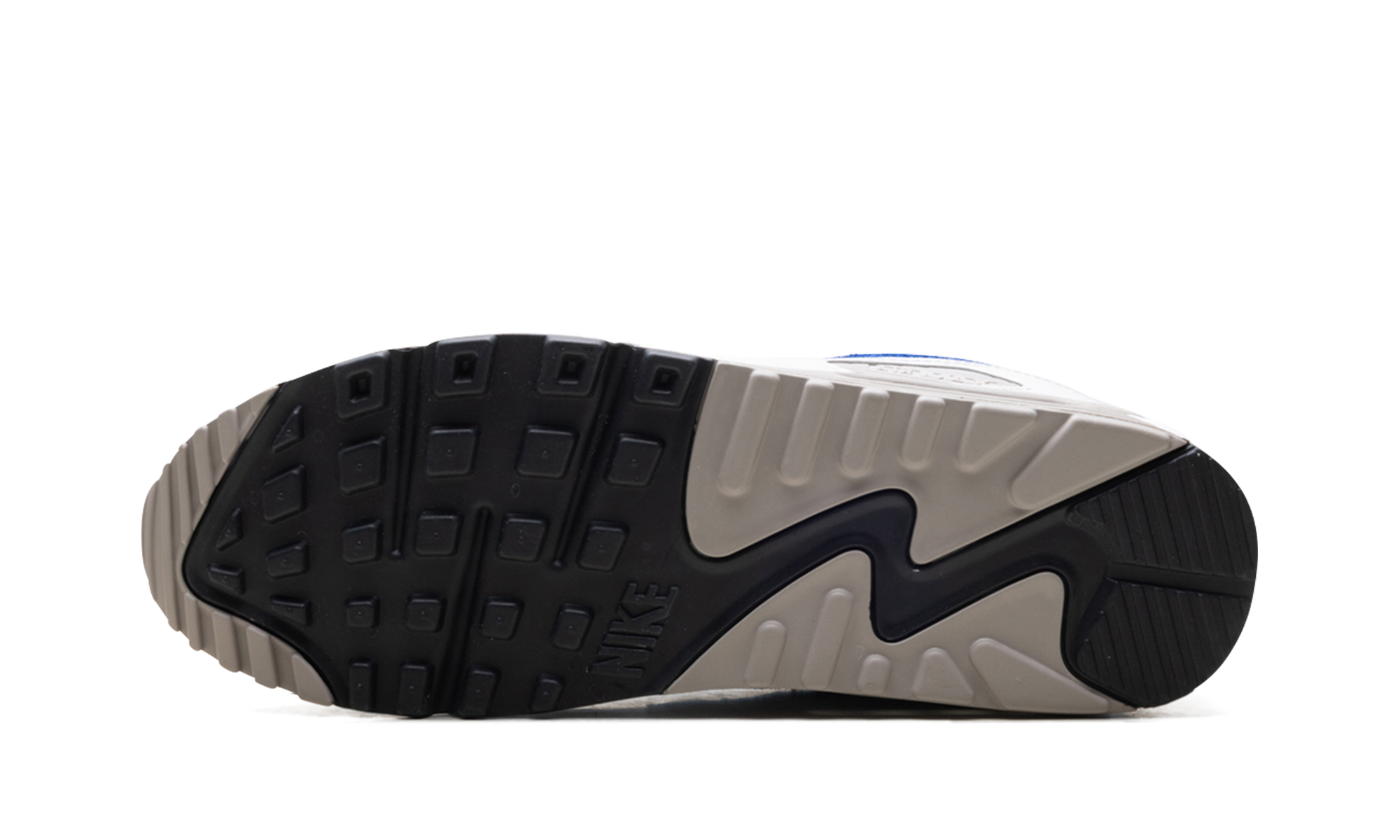 nike air max 90 college grey racer blue+DM0029-110+bottom view