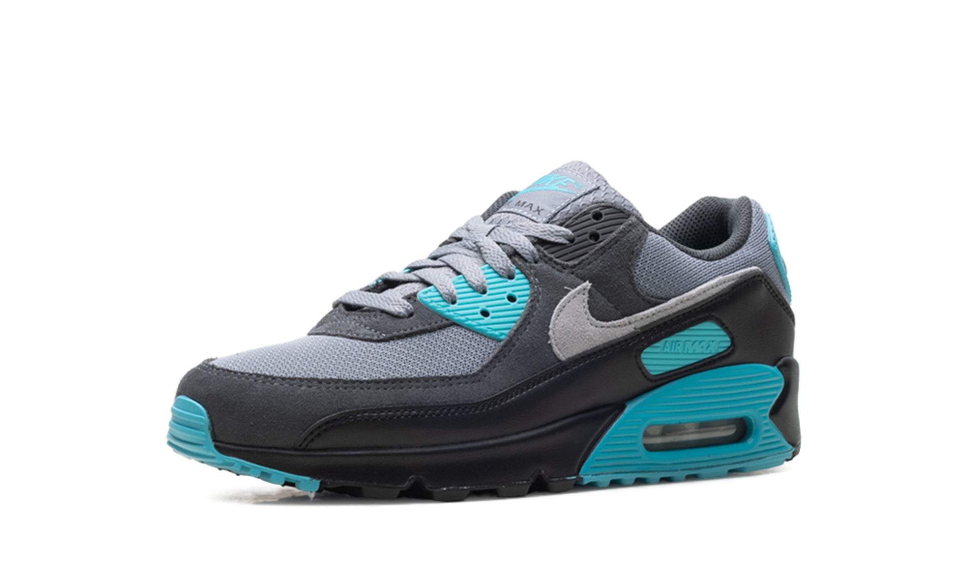 nike air max 90 cool grey dusty cactus black wolf grey+DM0029-013+left diagnol single view