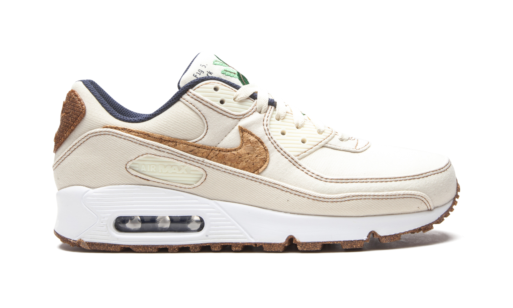 nike air max 90 cork coconut milk+DD0385-100+right view