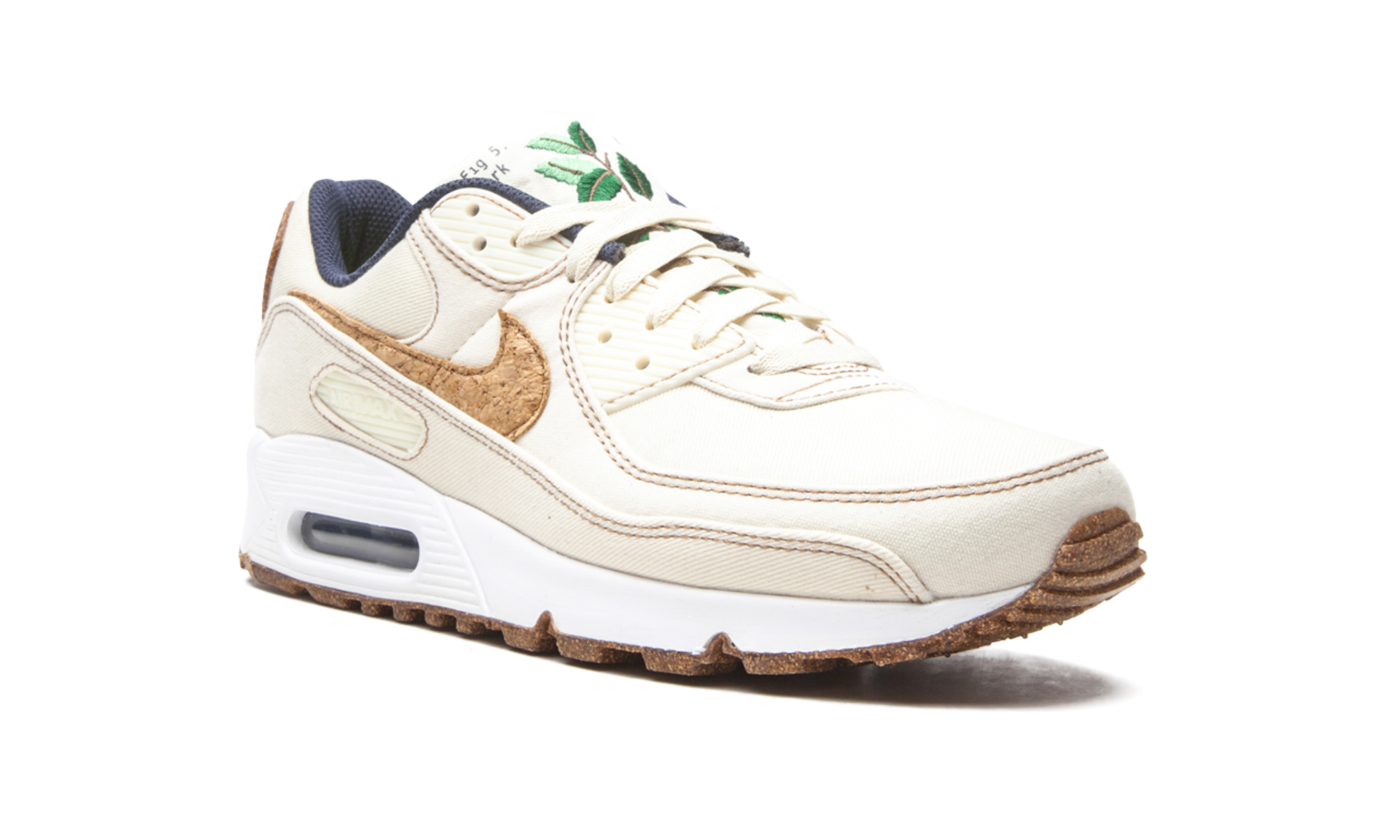 nike air max 90 cork coconut milk+DD0385-100+diagnol right view